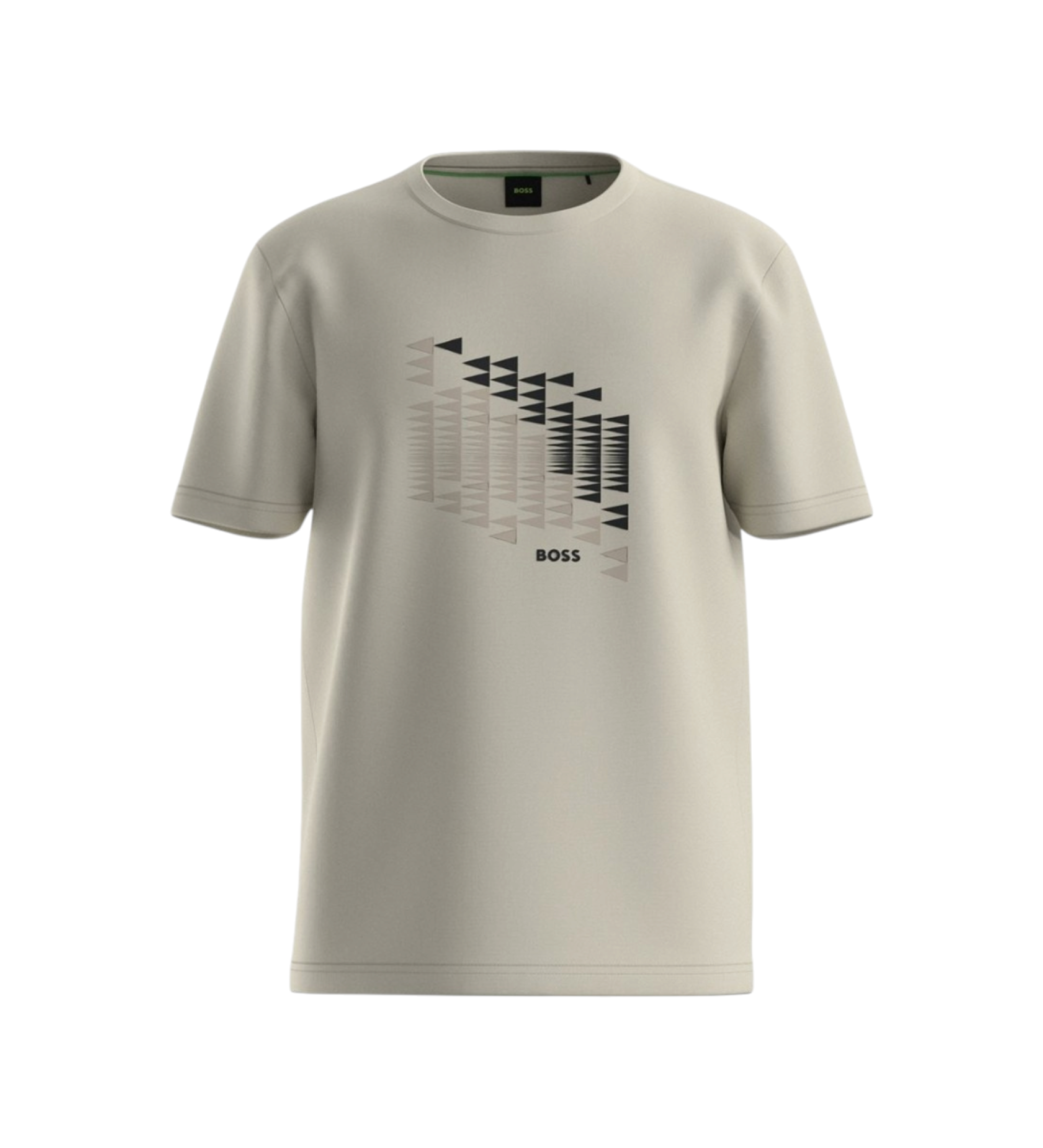 BOSS für Herren. 50566853 T-Shirt TS Network Flag beige (L), Lässig, Baumwolle, Kurzarm