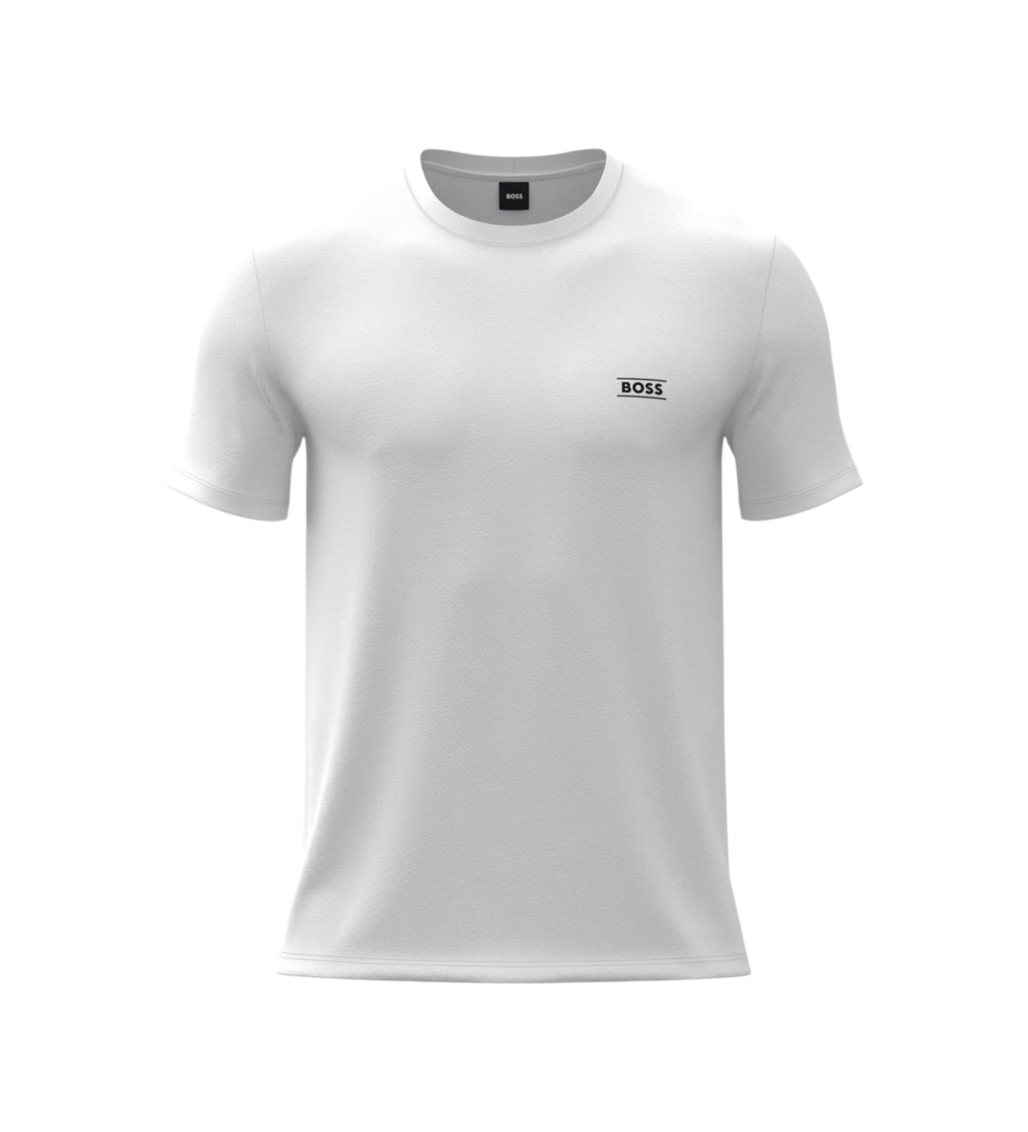 BOSS für Herren. 50565324 T-Shirt RN 365 weiß (XL), Lässig, Baumwolle, Kurzarm