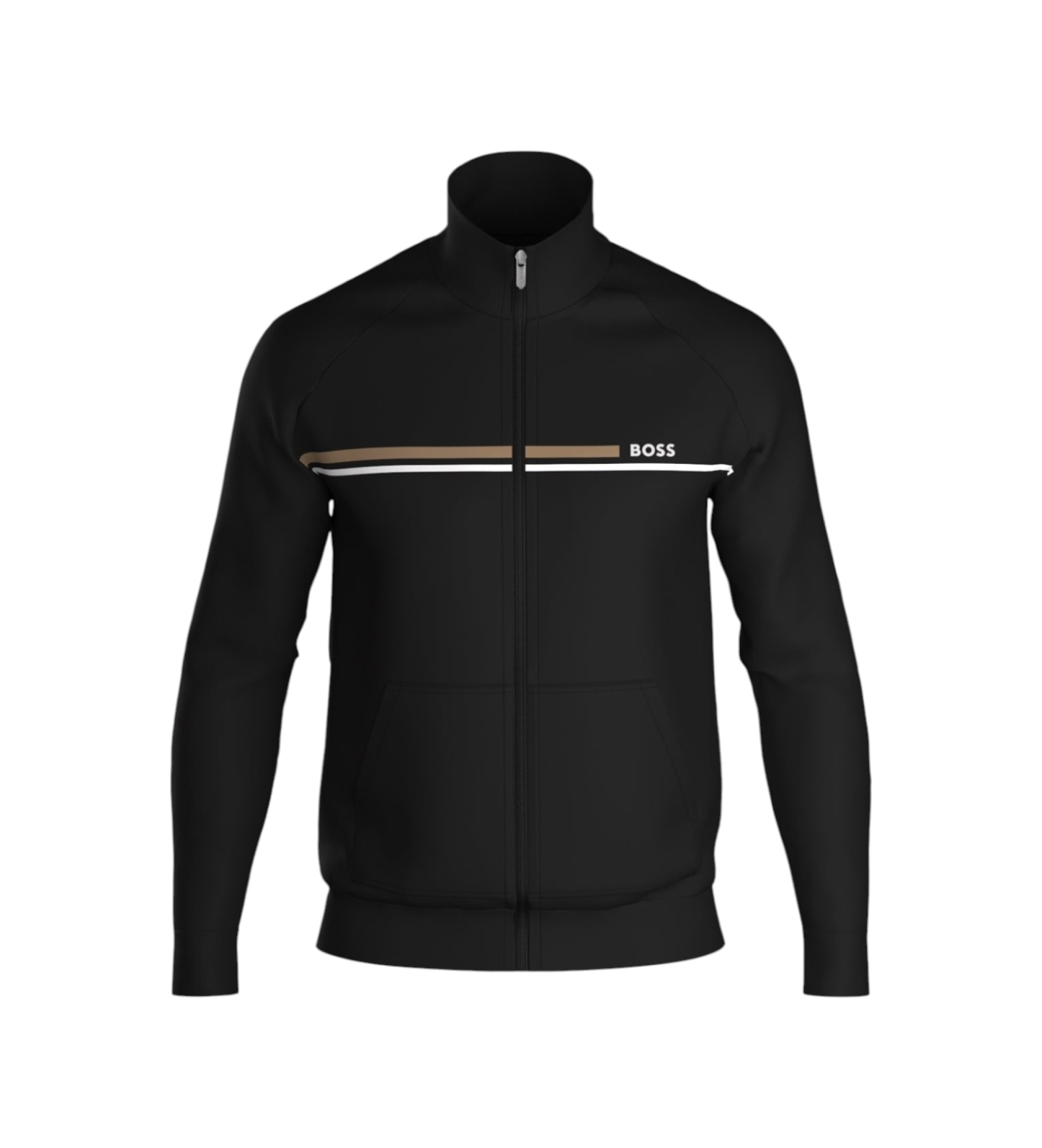 BOSS für Herren. 50554779 Jacke Authentic schwarz (M), Lässig, Sportlich, Baumwolle