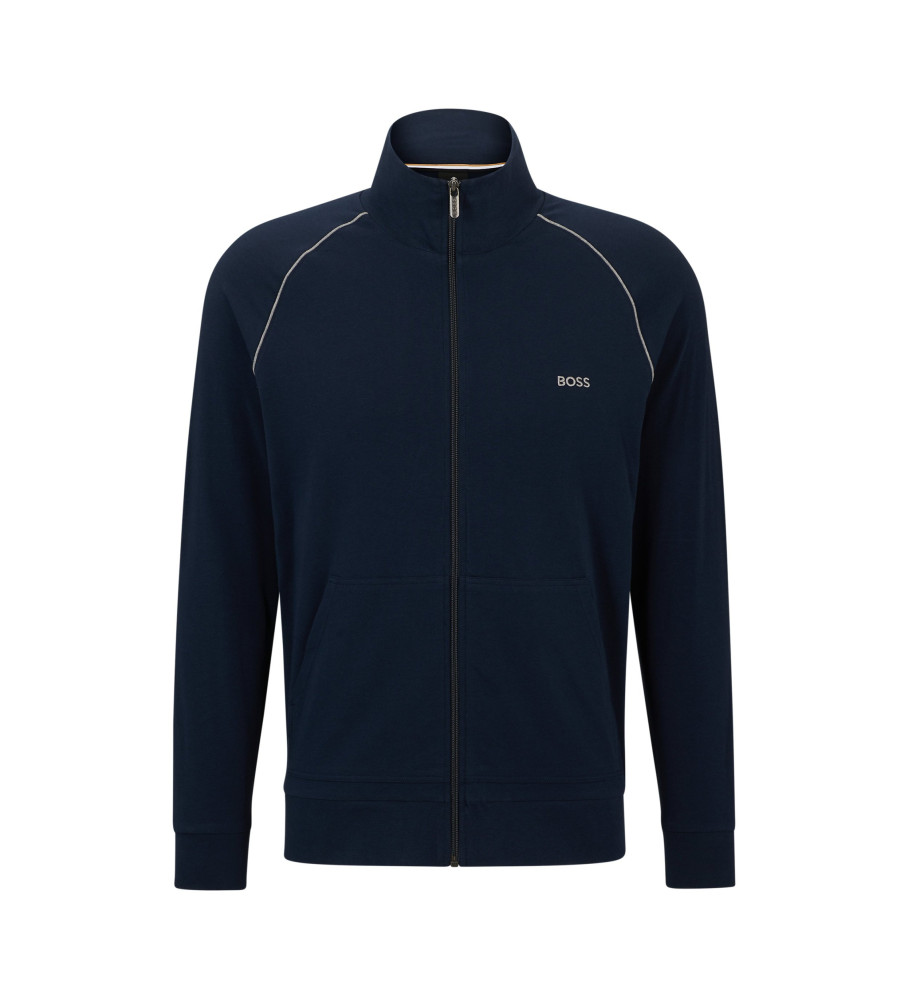 BOSS für Herren. 50515366 Jacke Mix&Match navy (L), Lässig, Heimtextilien, Baumwolle, Marine
