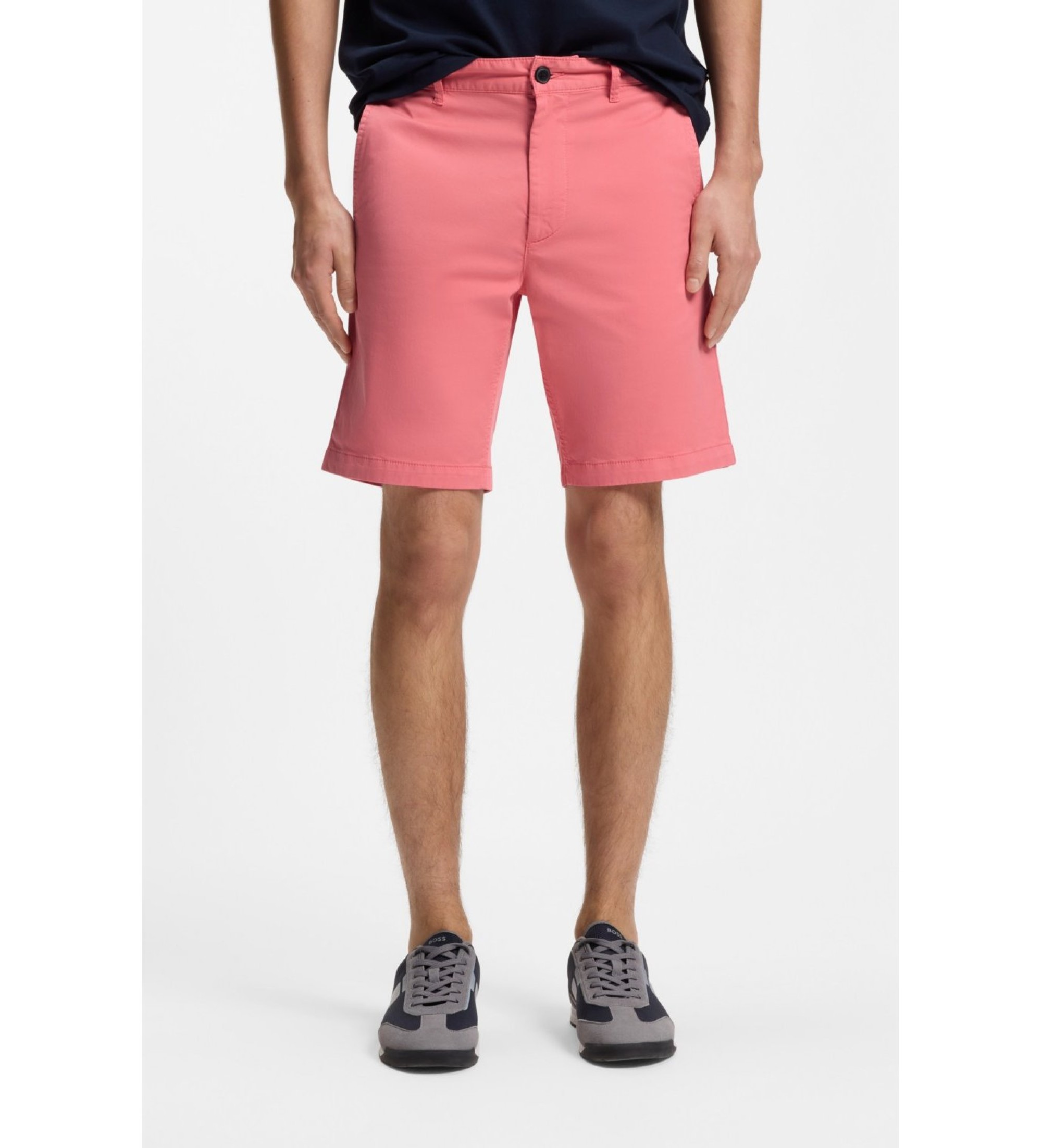 BOSS für Herren. 50536723 Slim Fit Shorts rosa (32), Lässig, Polyester