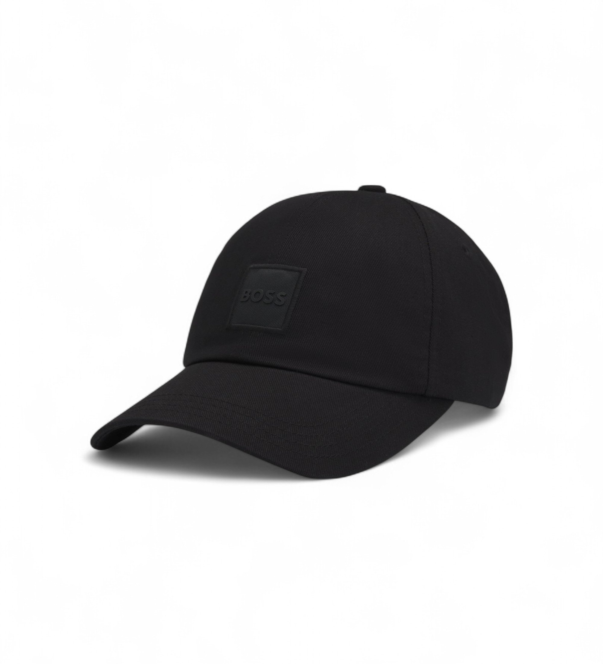 BOSS für Herren. 50535555 Derrel Mütze schwarz (OSFA), Lässig, Baumwolle