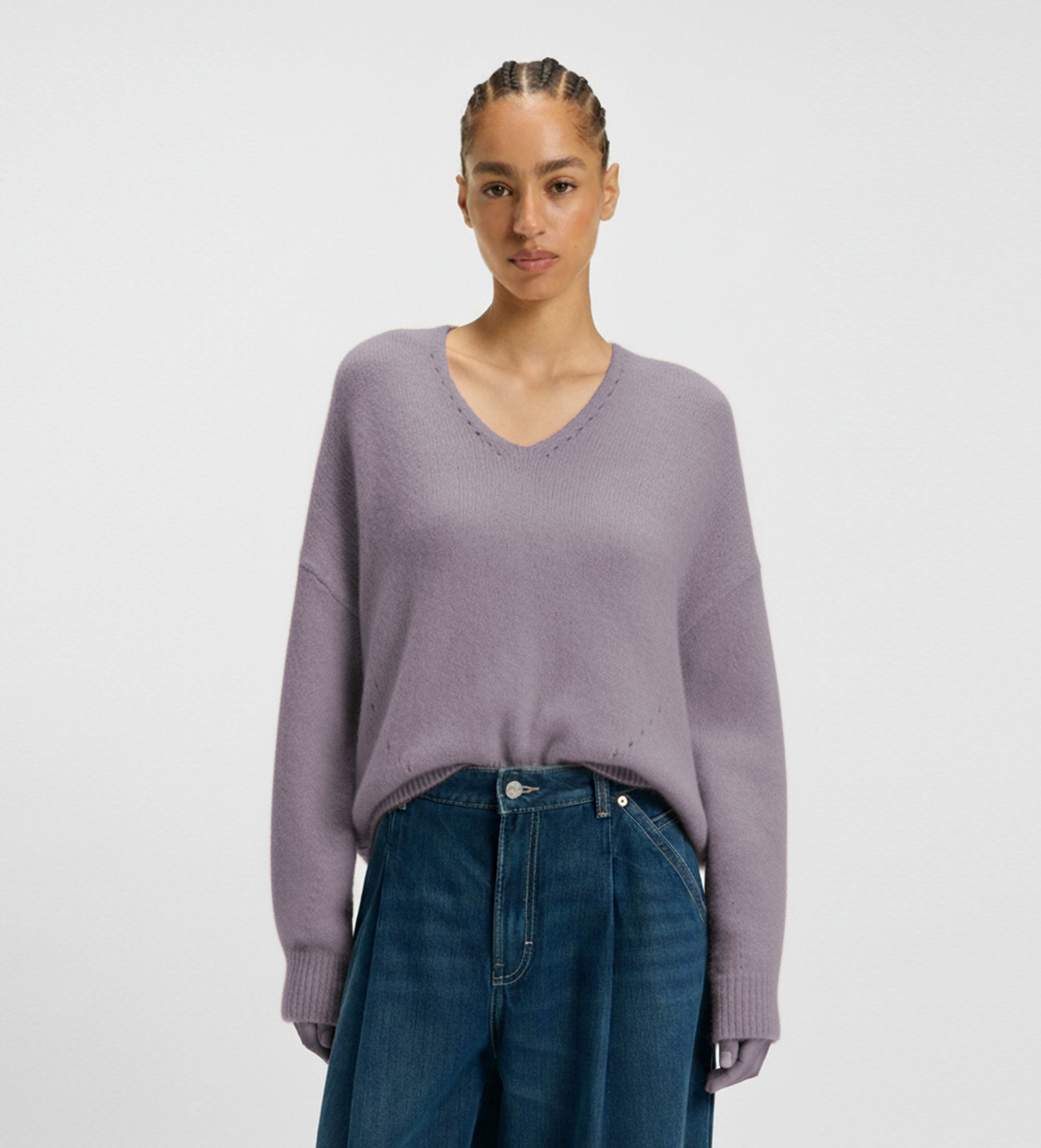 BOSS für Damen. 50550464 Rosa Fondyssa-Pullover (S), Lässig, Polyamid