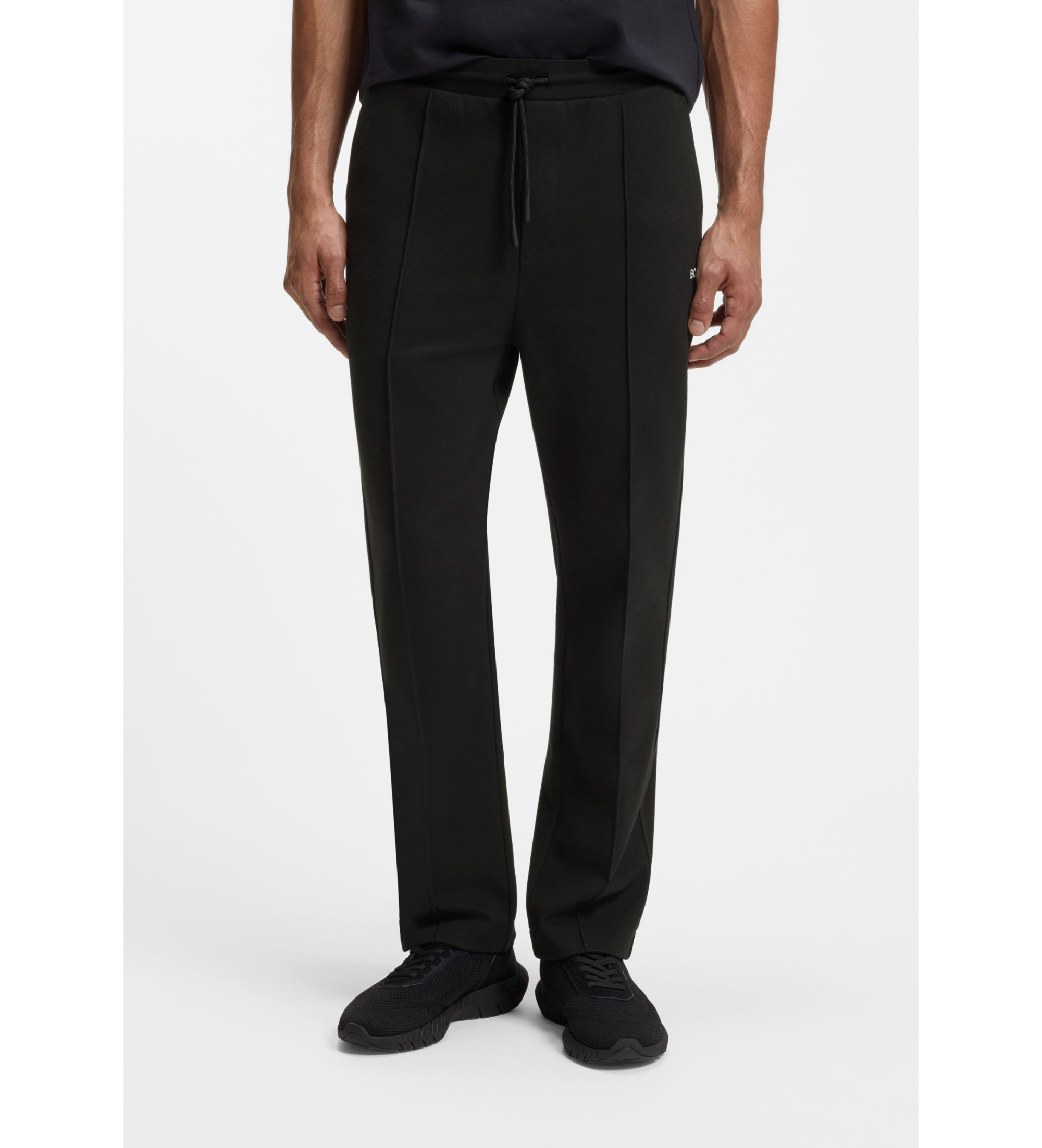 BOSSvoor mannen. 50558602 Lid Hurley Broek zwart (XXL), Casual, Katoen