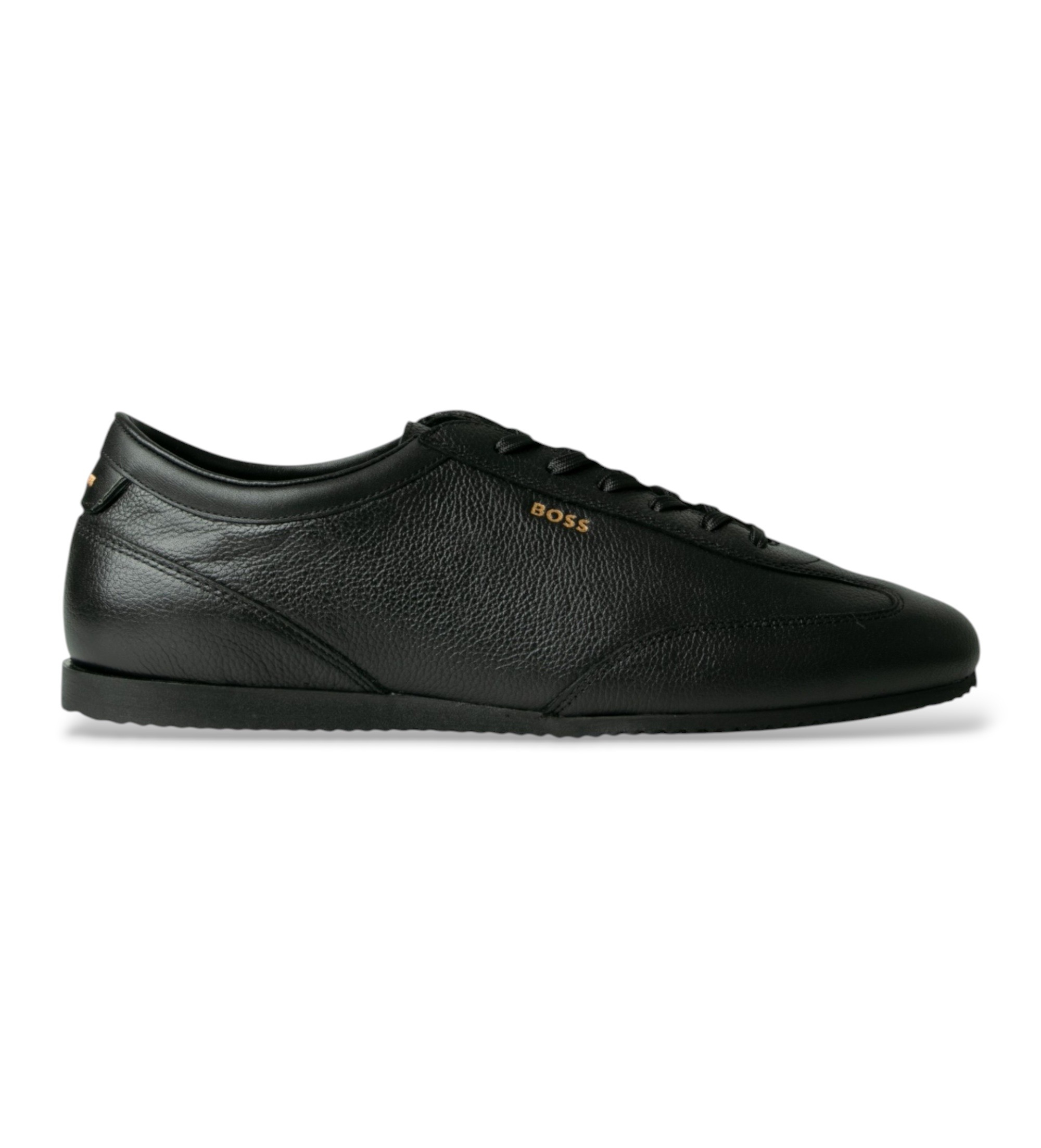 BOSS für Herren. 50573525 Lineor Lowp Sneaker aus Leder in Schwarz (43), Schnürsenkel, Lässig