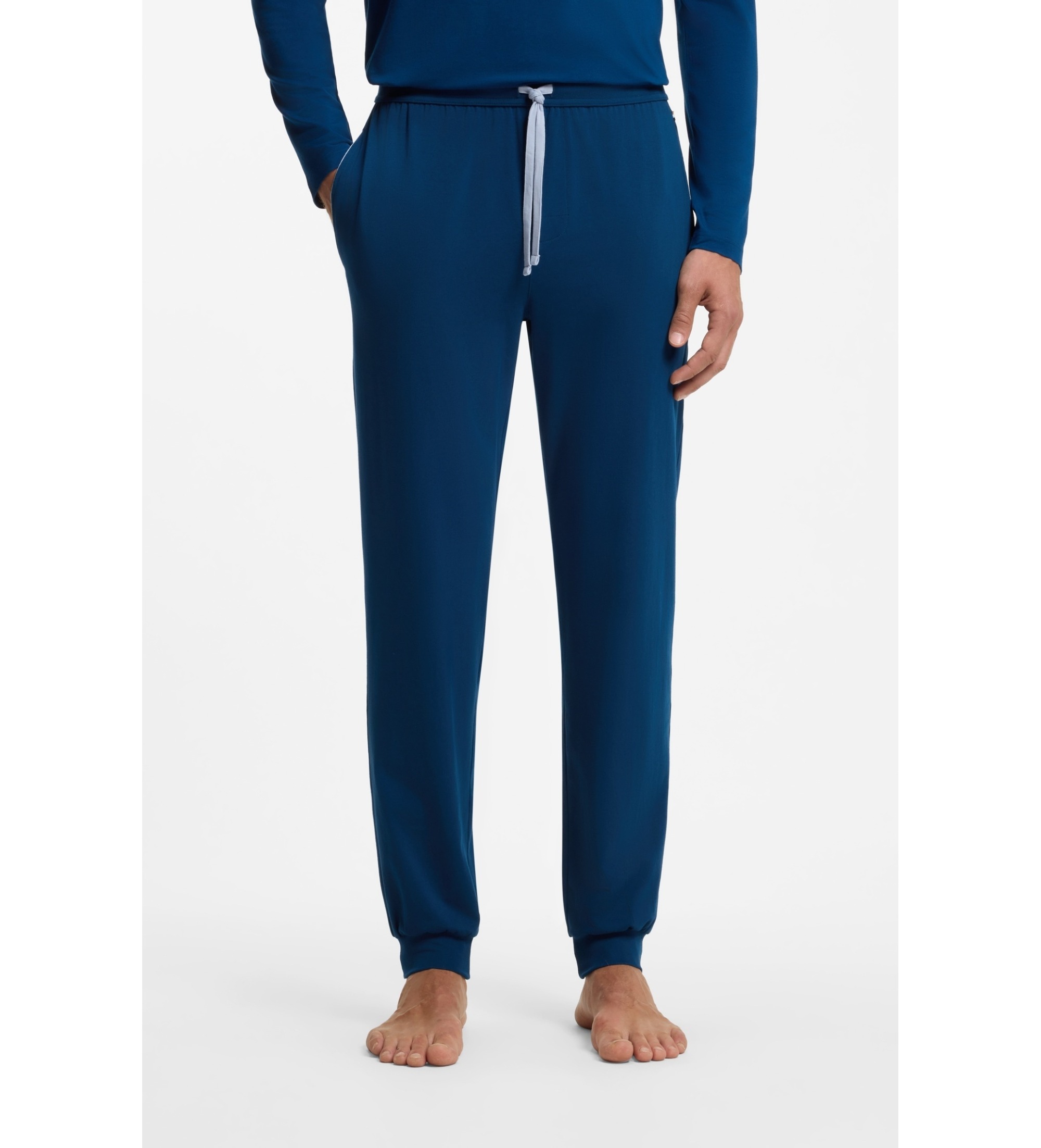 BOSS für Herren. 50515305 Hose Mix&Match marineblau (M), Heimtextilien, Baumwolle, Türkis