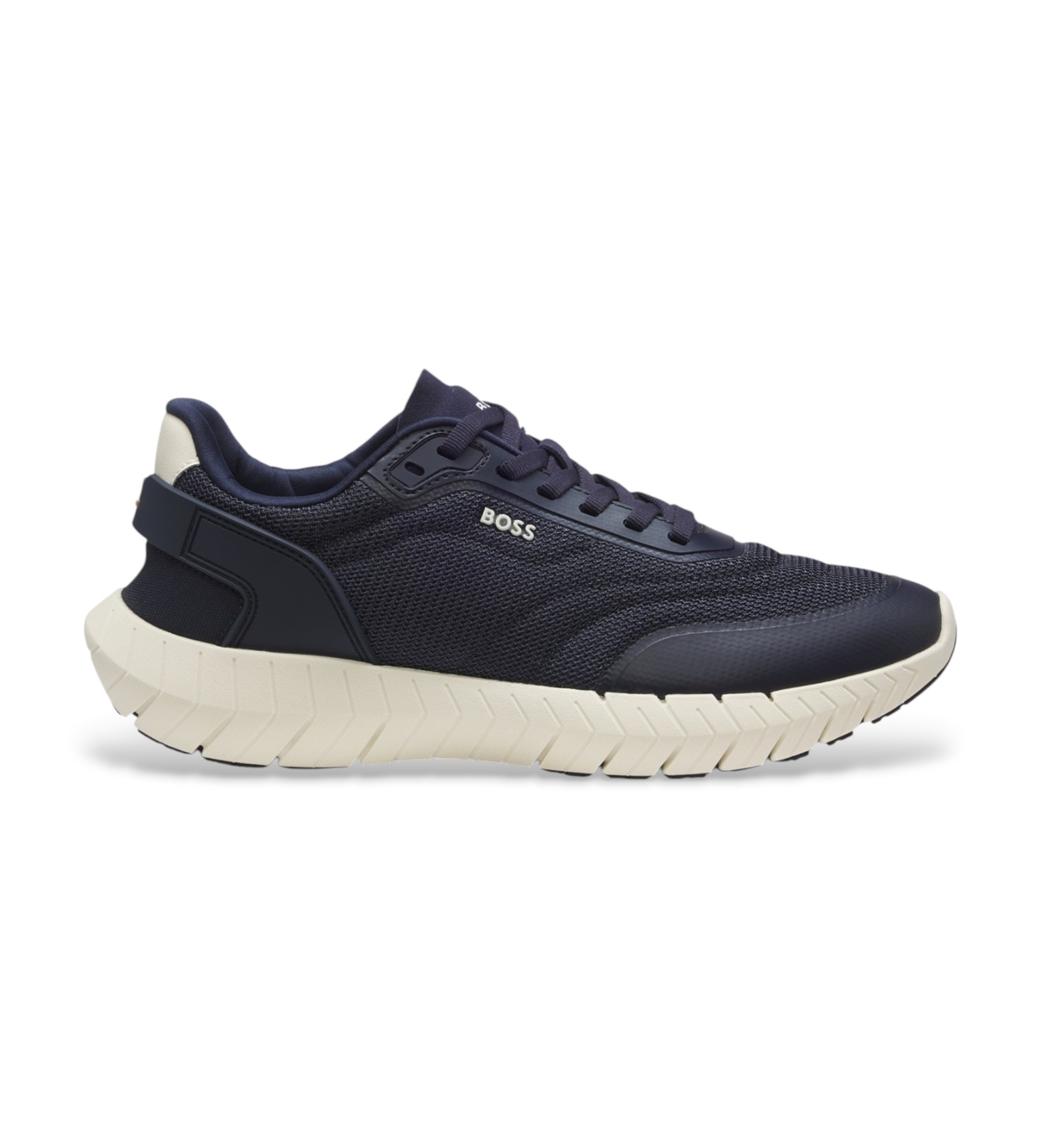 BOSSvoor mannen. 50568946 Boss Motion Runn sneakers marineblauw (45), Plat, Veters, Casual, Sportief