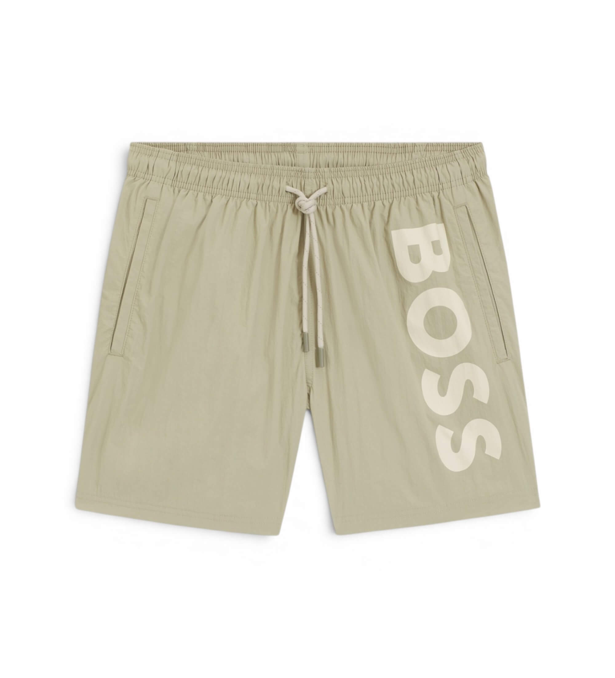 BOSS für Herren. 50514502 Badehose Octopus beige (XL), Strandbekleidung, Polyamid