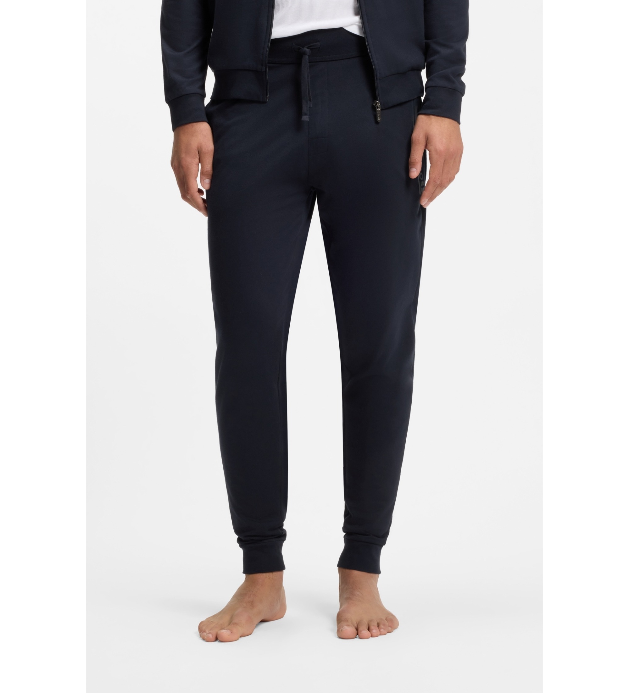 BOSS für Herren. 50554784 Authentic Hose marineblau (M), Lässig, Sportlich, Baumwolle