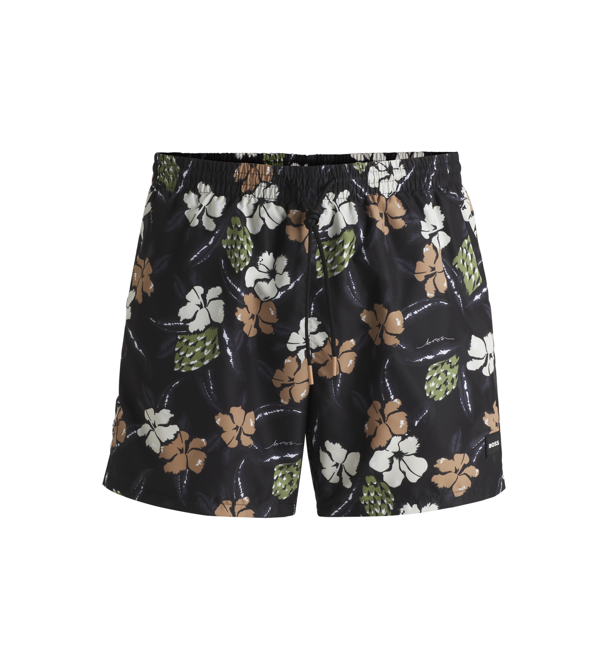BOSSvoor mannen. 50508844 Piranha zwempak zwart (XL), Strandkleding, Gerecycled polyester, Duurzaam
