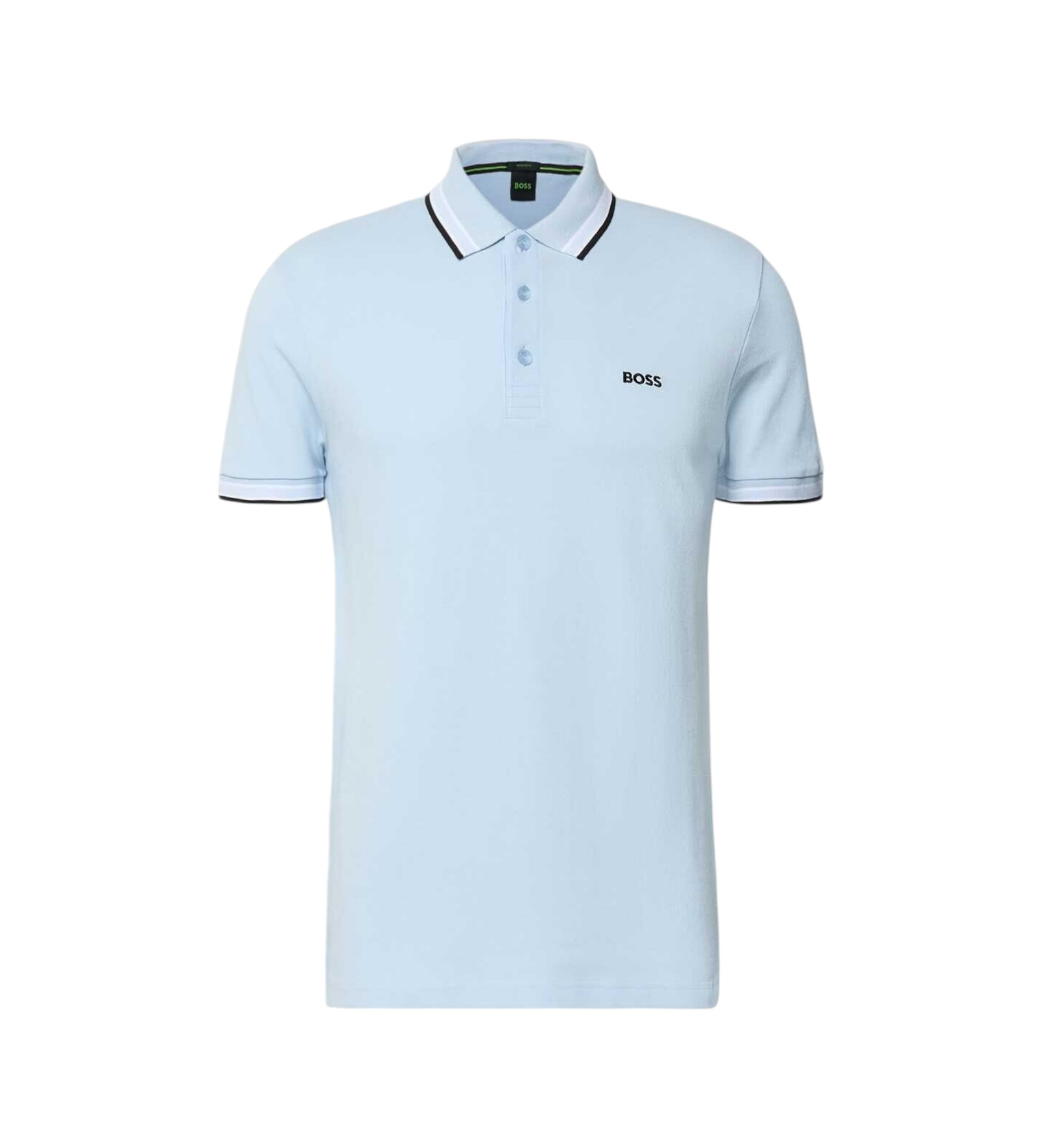 BOSS für Herren. 50469055 Paddy Polo (S), Blau, Lässig, Baumwolle, Kurzarm
