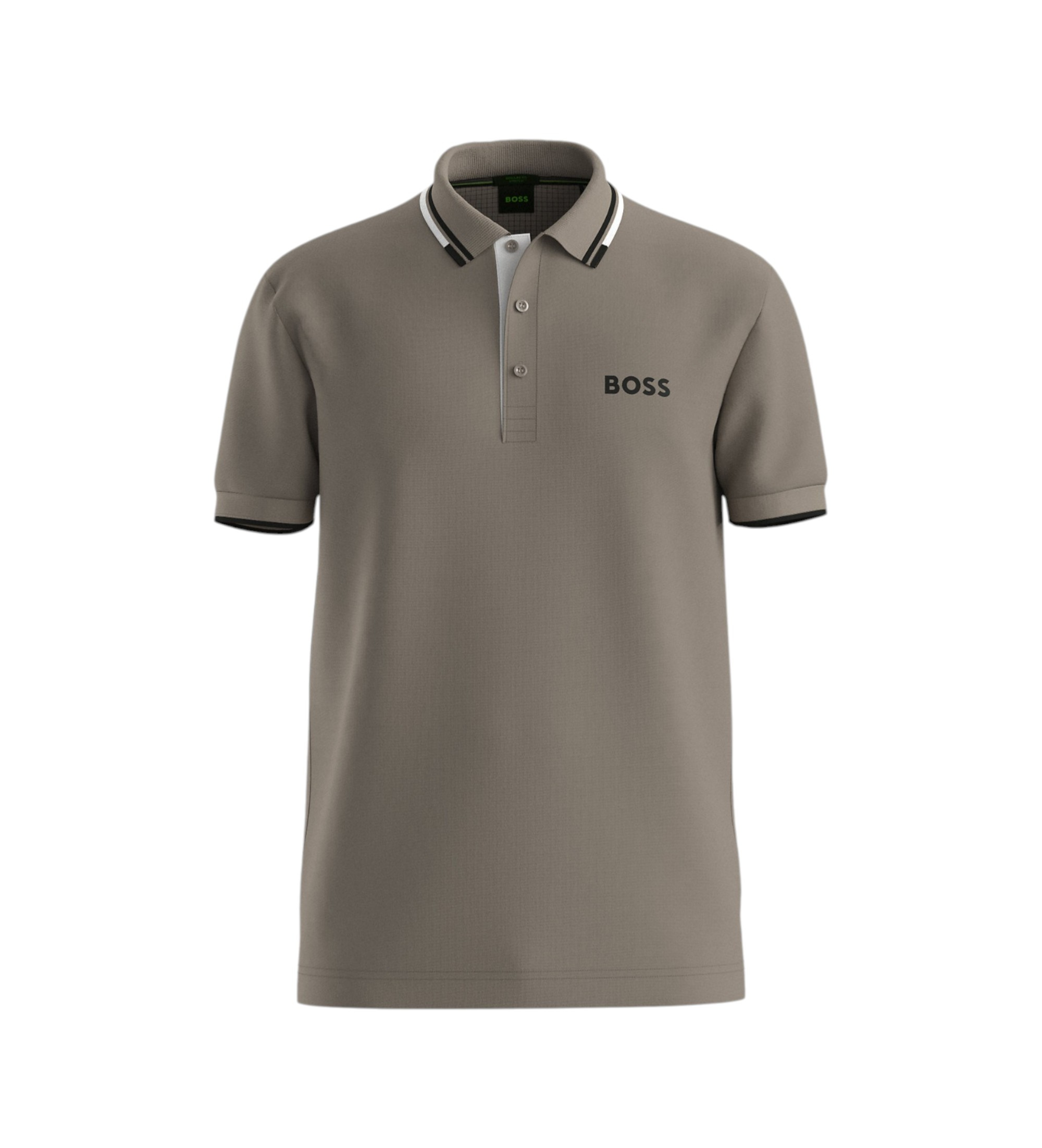 BOSS für Herren. 50469102 Paddy Pro Polo (S), Braun, Lässig, Baumwolle, Kurzarm