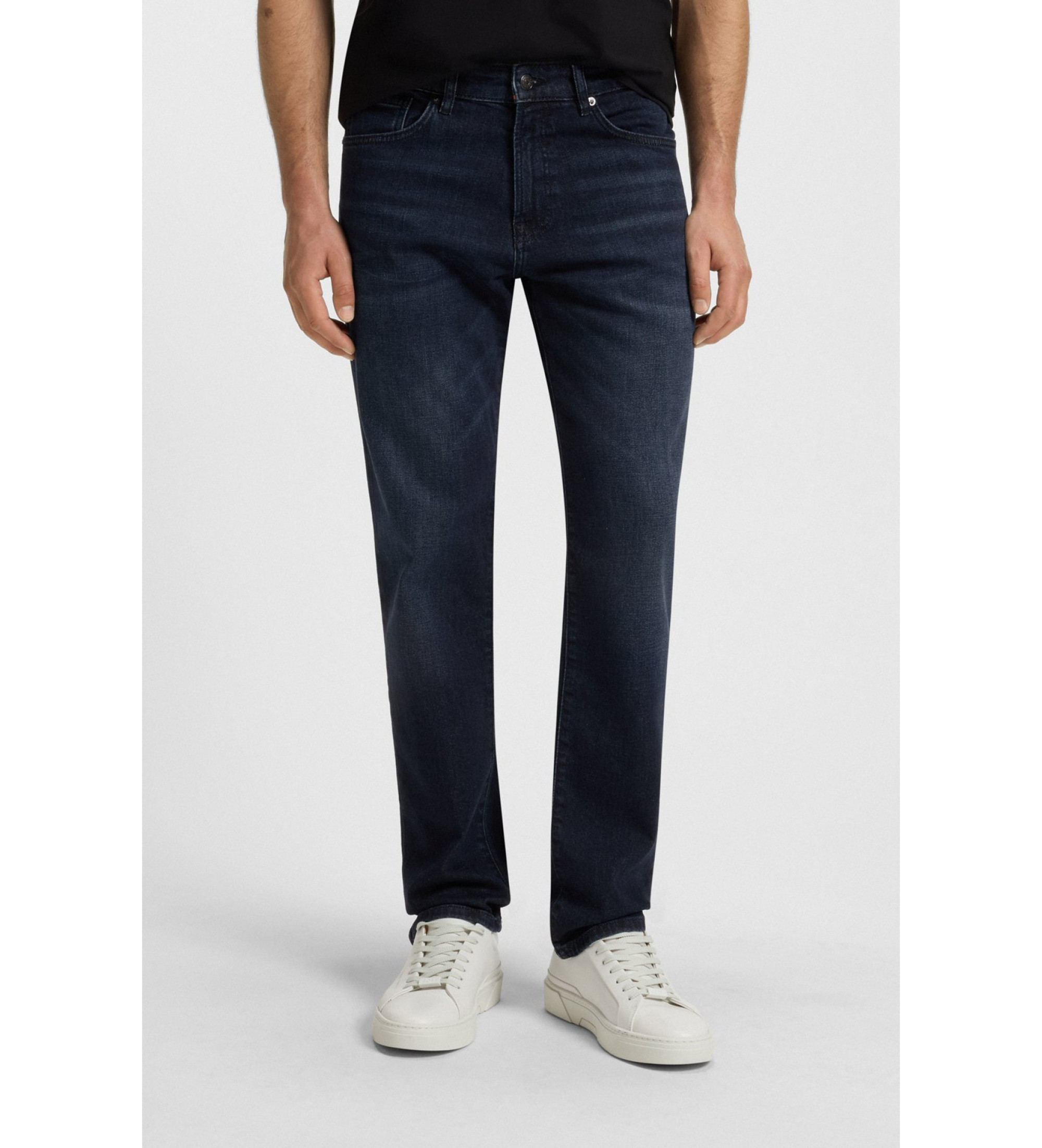 BOSS für Herren. 50501129 Jeans Re.Maine navy (34/30), Lässig, Baumwolle, Denim, Marine