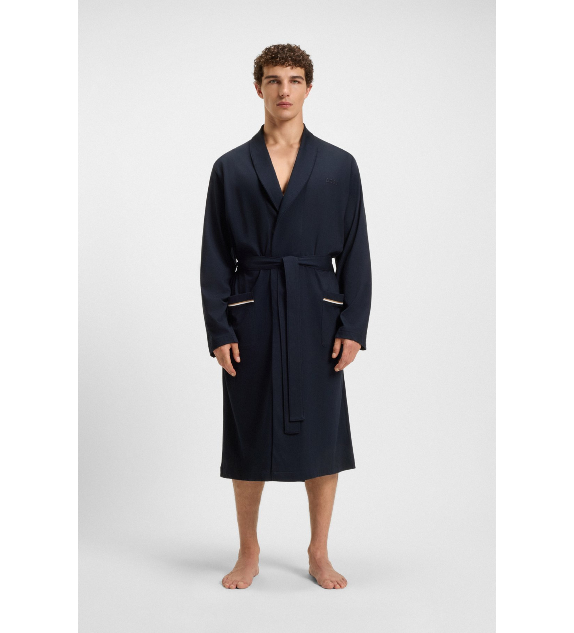 BOSS für Herren. 50545943 Marineblaues BM-Kleid (L), Heimtextilien, Polyester