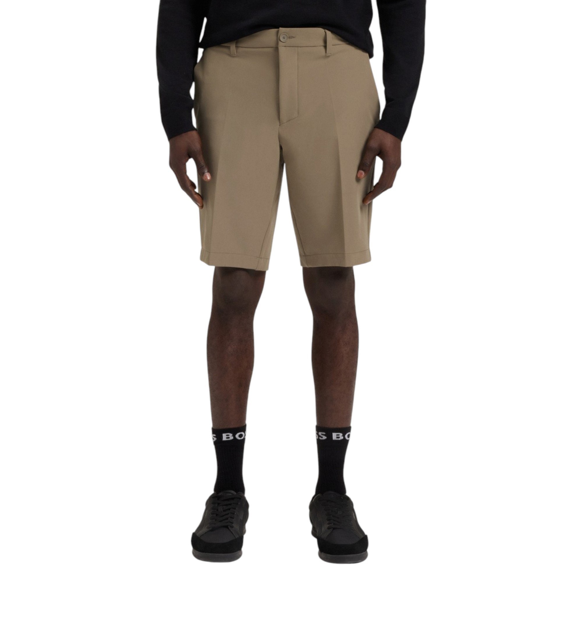 BOSS für Herren. 50540337 Slim Fit Shorts grün (54), Lässig, Polyester