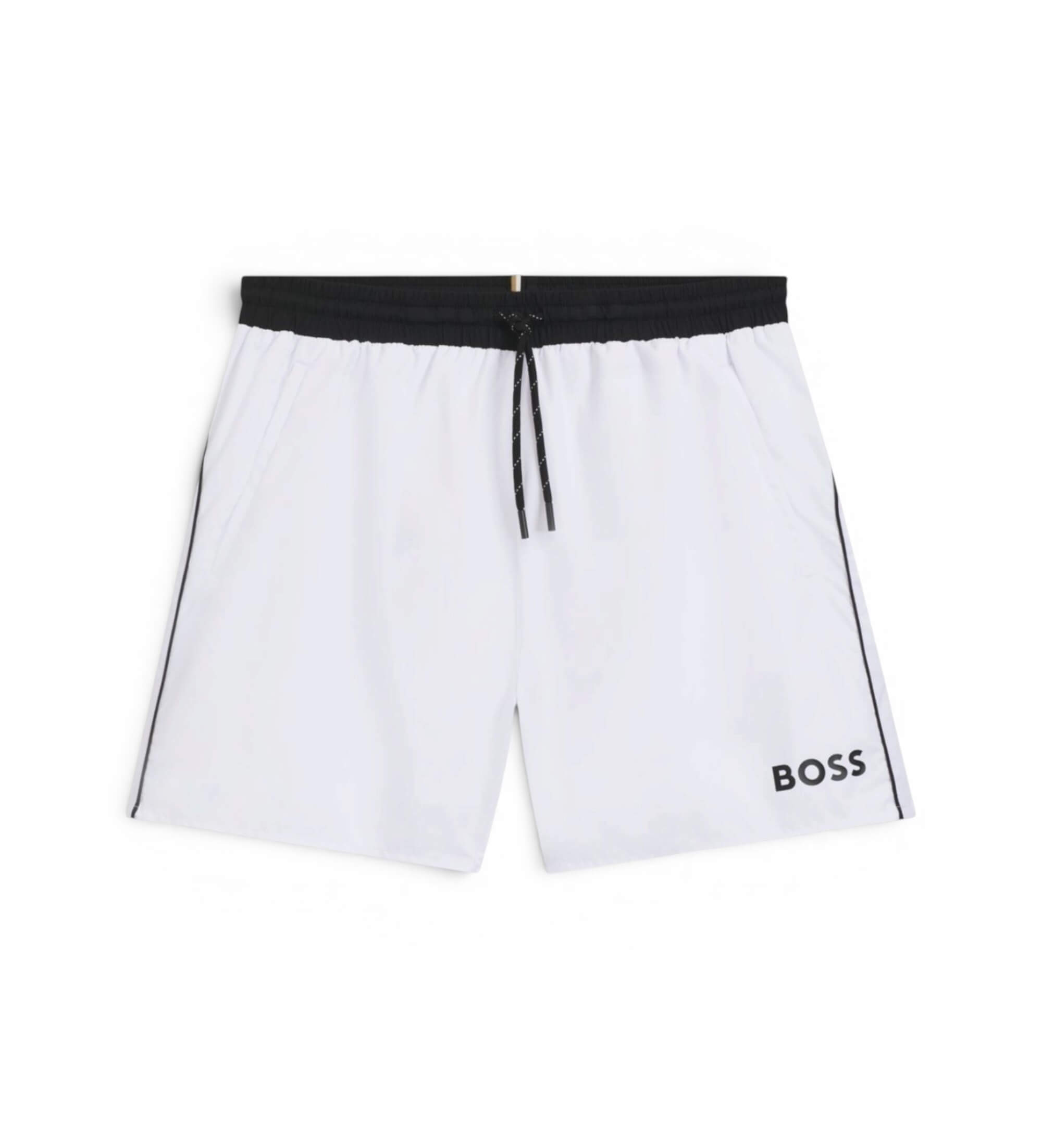 BOSS für Herren. 50514429 Weißer Starfish Badeanzug (XL), Strandbekleidung, Polyester
