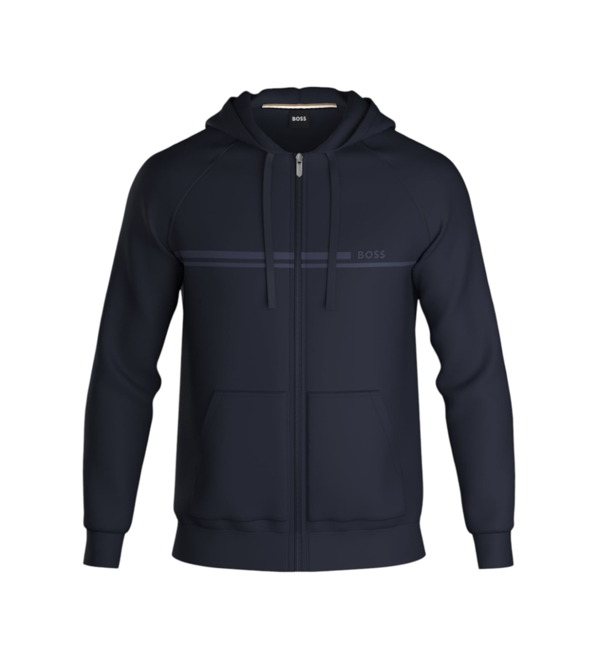 BOSS für Herren. 50554785 Authentic Sweatshirt marineblau (L), Lässig, Baumwolle, Langarm
