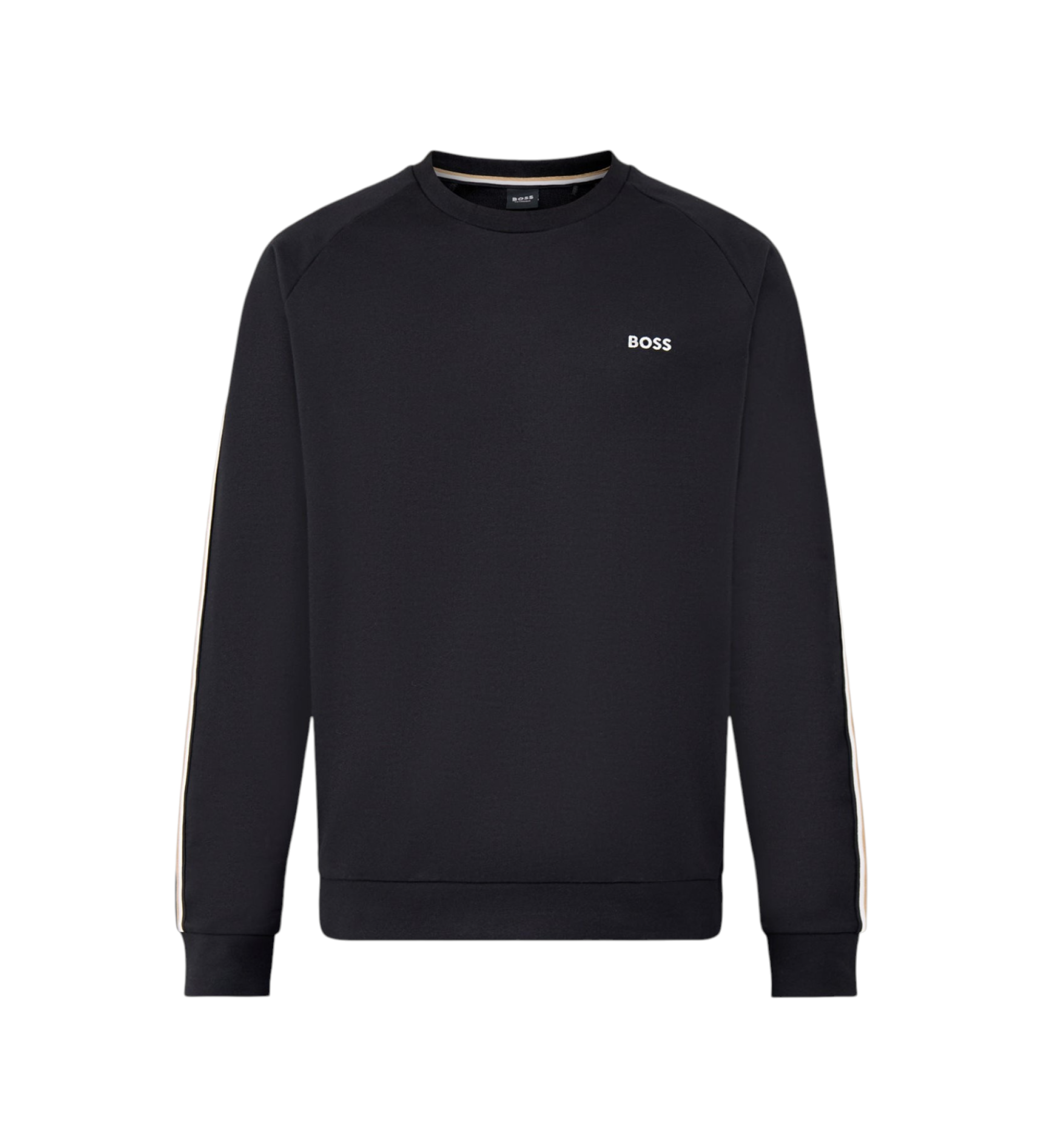 BOSS für Herren. 50566972 Schwarzes Iconic-Sweatshirt (S), Lässig, Baumwolle, Langarm