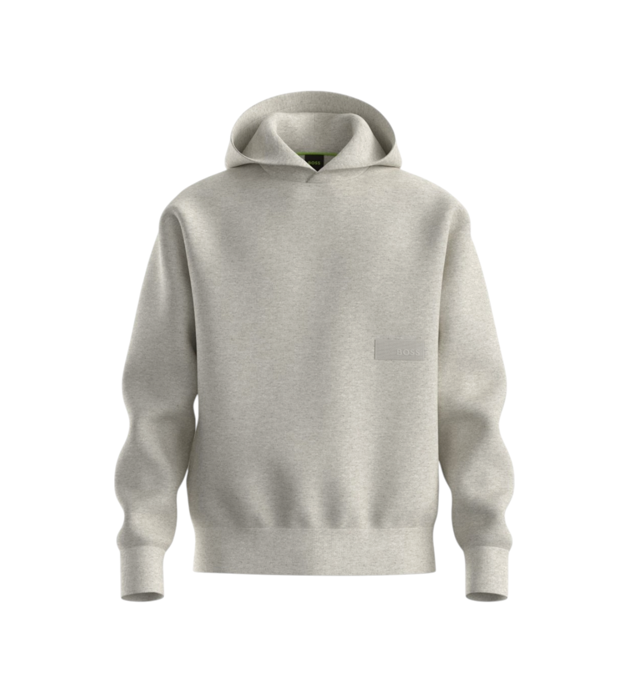 BOSS für Herren. 50564113 Sweatshirt SW gebrochenes Weiß (L), Lässig, Baumwolle