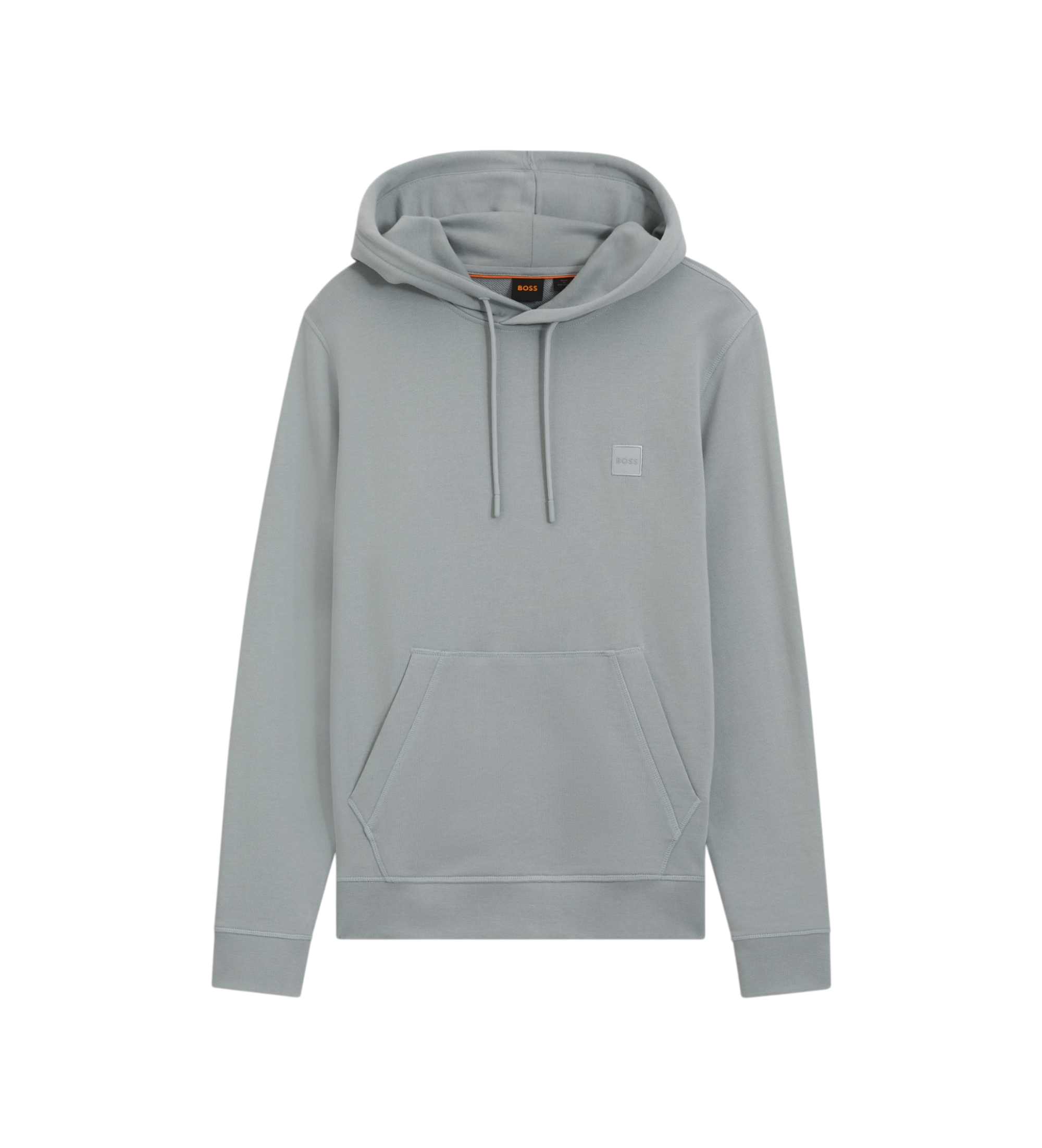 BOSS für Herren. 50509314 Hellgraues Wetalk-Sweatshirt (M), Lässig, Baumwolle