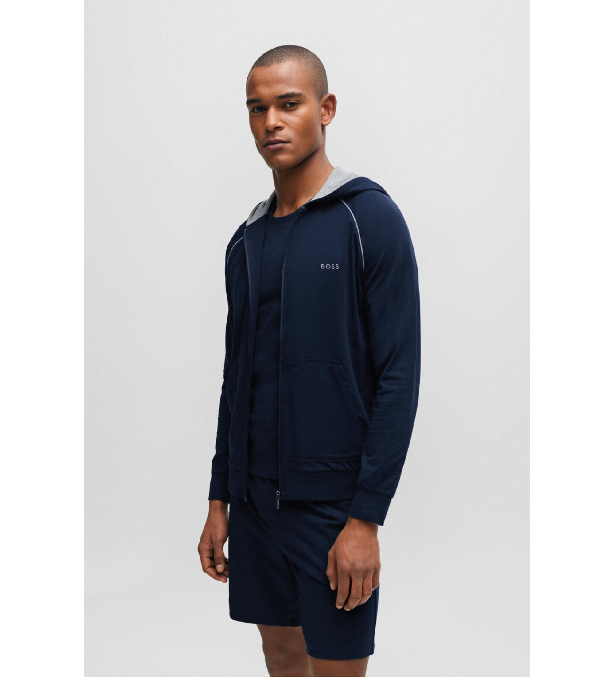 BOSS für Herren. 50515392 Sudaera Mix&Match marine (L), Heimtextilien, Baumwolle, Langarm