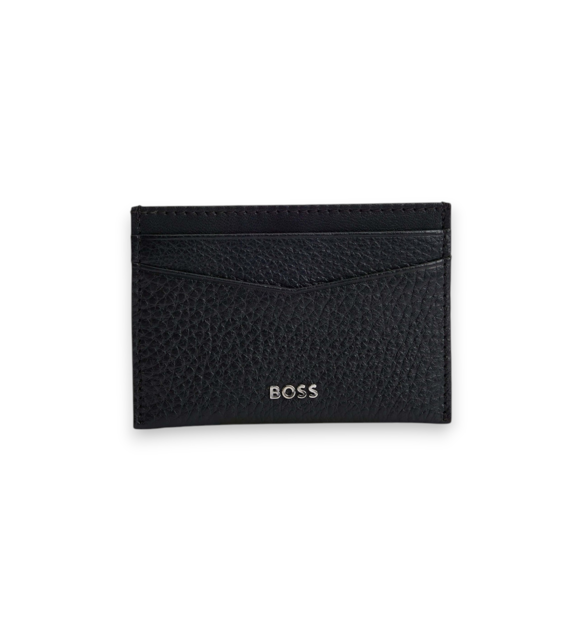 BOSS für Herren. 50529515 Kartenetui aus Leder New Crosstown schwarz (OSFA), Lässig
