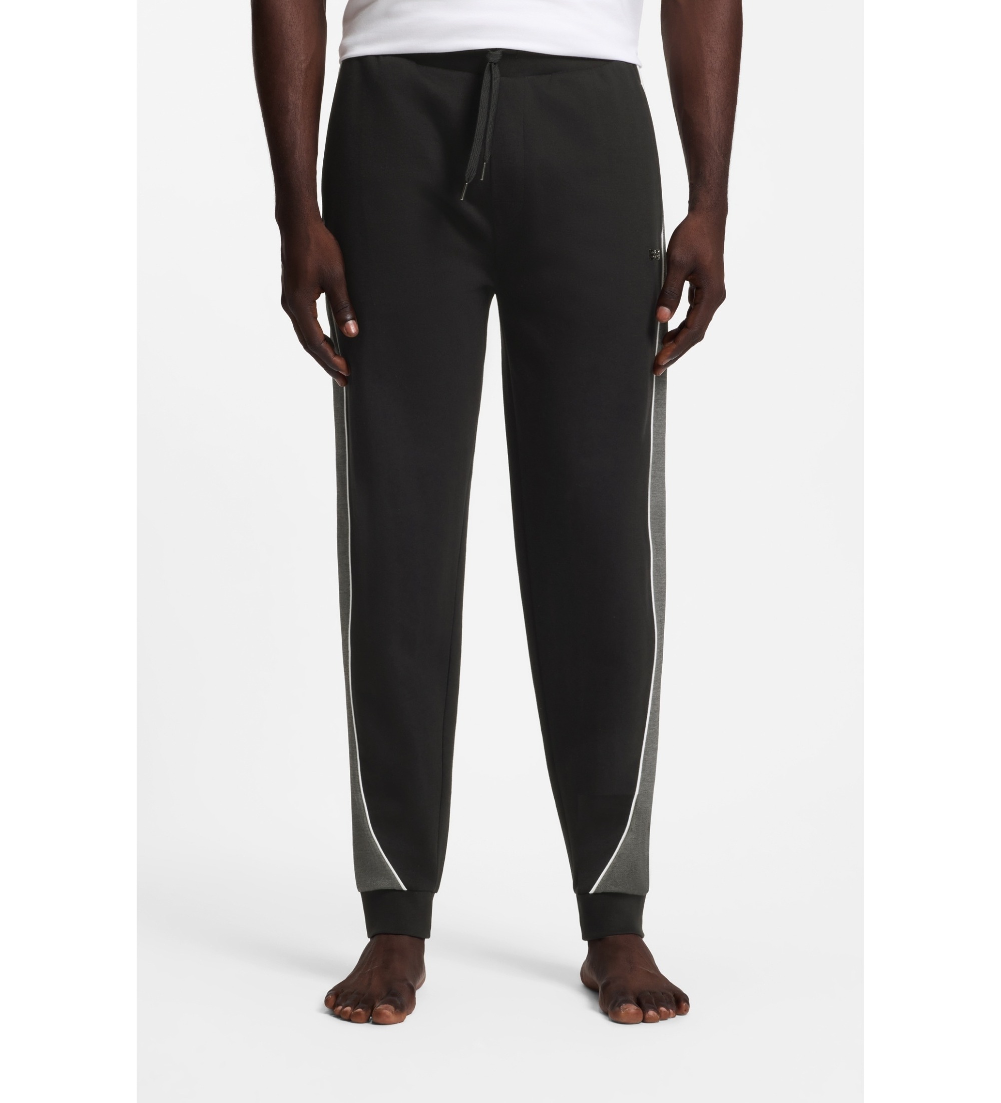 BOSSvoor mannen. 50554794 Zwarte Tracksuit Broek (XXL), Homewear, Katoen