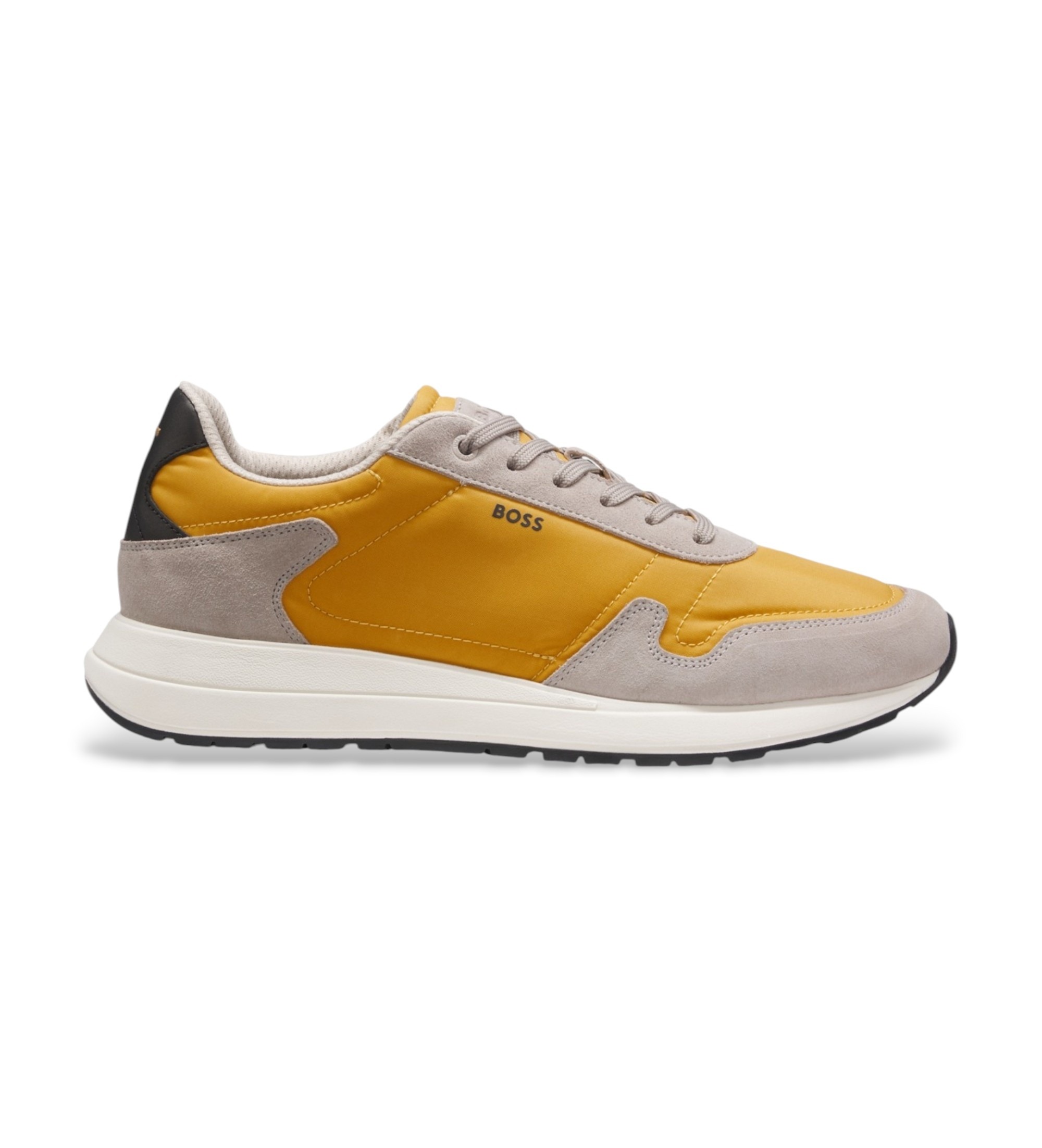 BOSS für Herren. 50568945 Vinston Runn Sneaker gelb (40), Wohnung, Schnürsenkel, Lässig