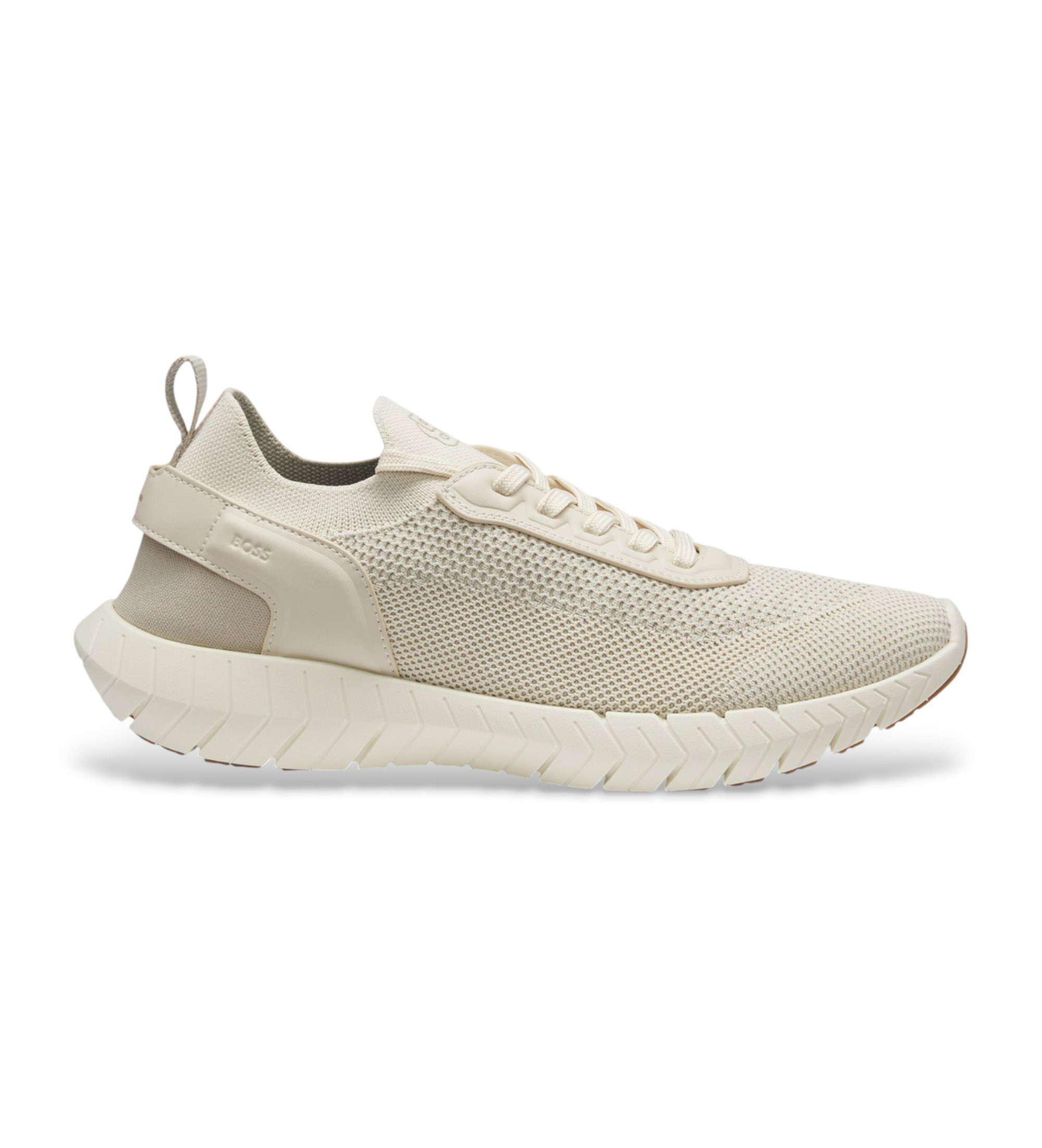 BOSS für Herren. 50562620 Turnschuhe Motion beige (41), Wohnung, Schnürsenkel, Lässig