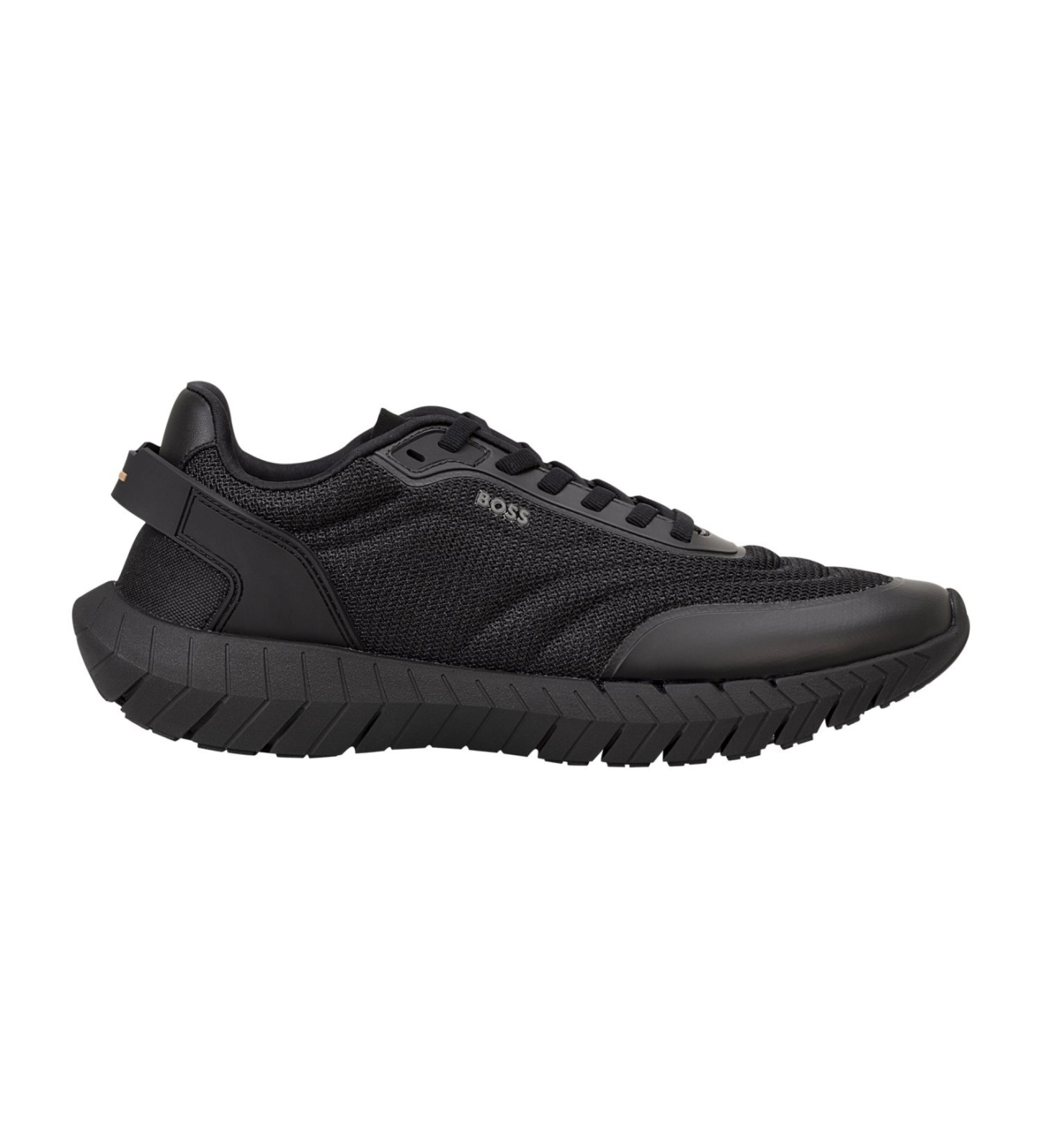 BOSS für Herren. 50568946 Motion Sneakers schwarz (40), Wohnung, Schnürsenkel, Lässig, Masche