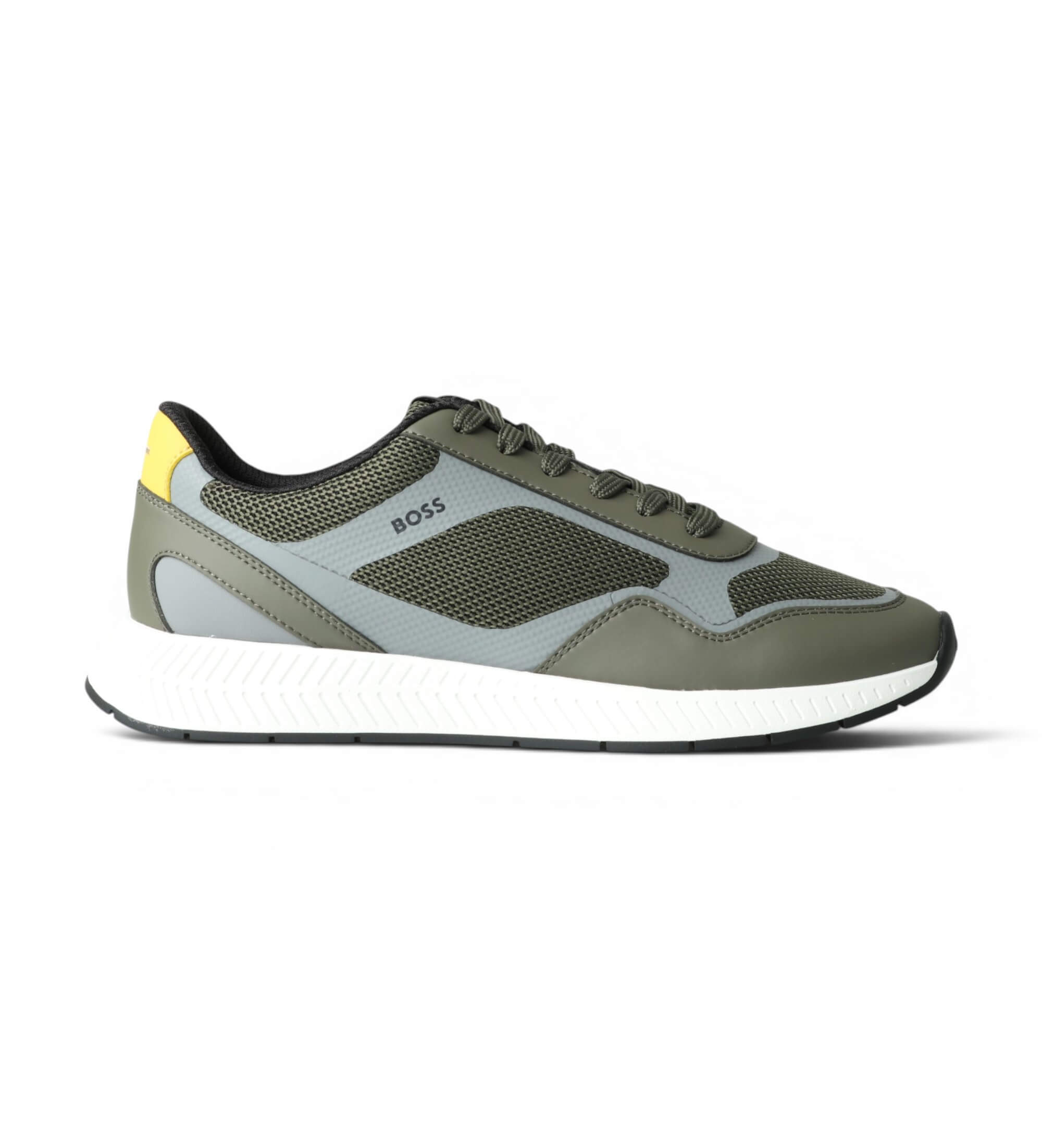 BOSS für Herren. 50568928 Titanium Sneakers grün (42), Wohnung, Schnürsenkel, Lässig