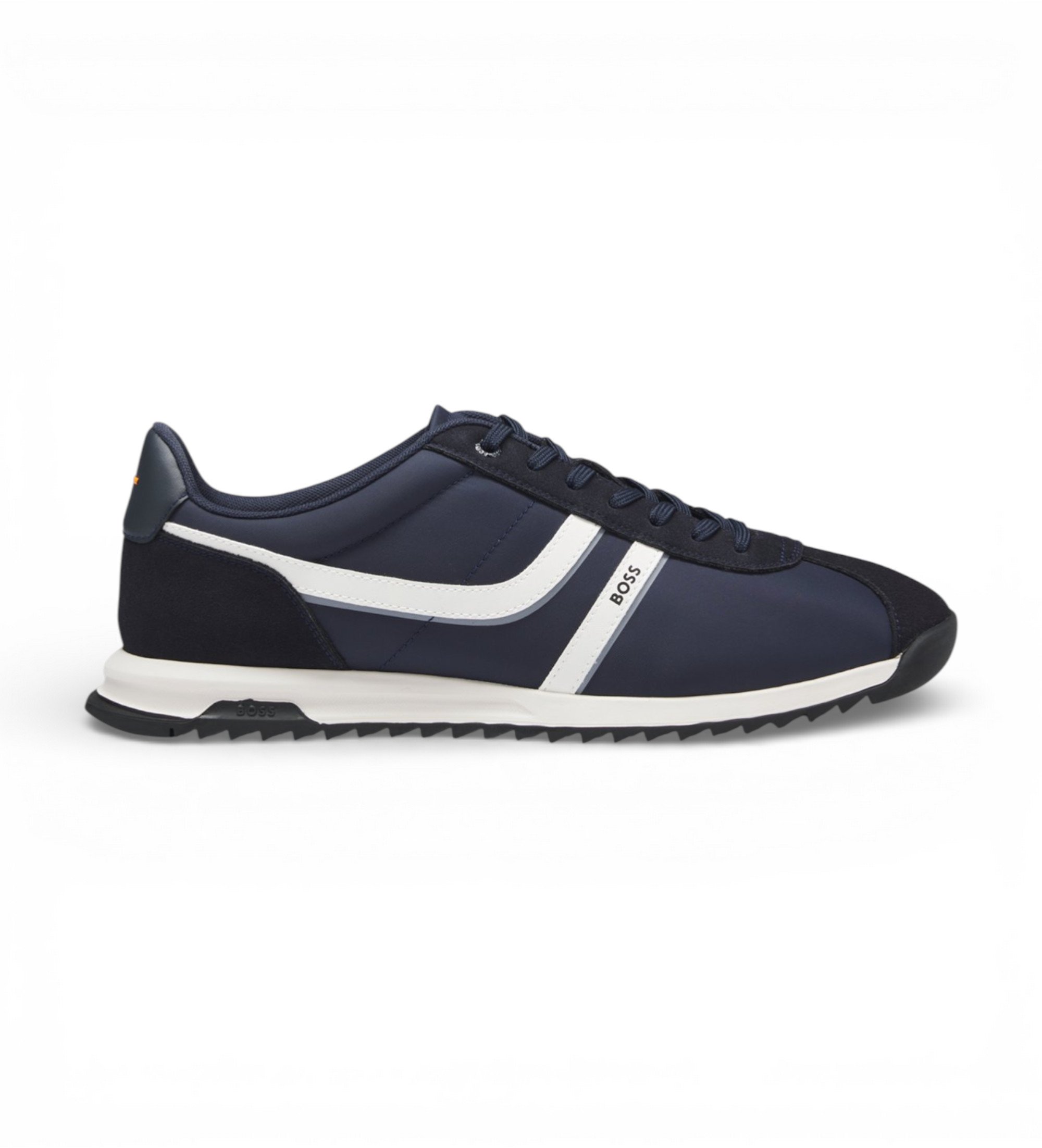 BOSS für Herren. 50562818 Schuhe Zayn navy (44), Wohnung, Schnürsenkel, Lässig, Marine