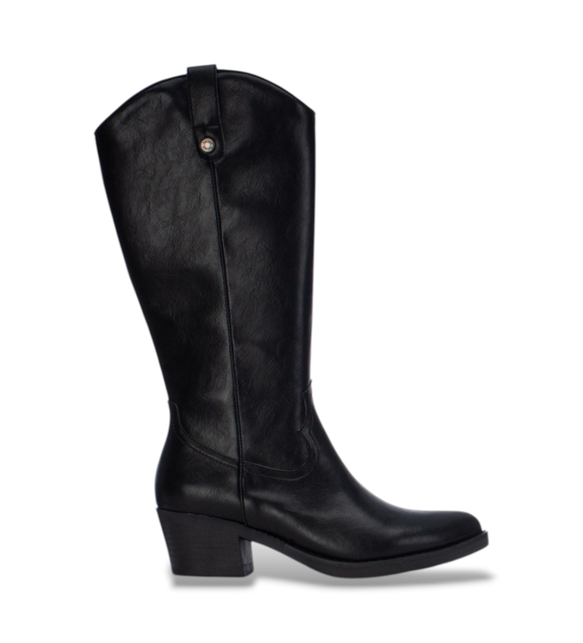 Refresh für Damen. 17614701-NEGRO Stiefel 176147 schwarz (40), 5 bis 8 cm, Reißverschluss, Lässig