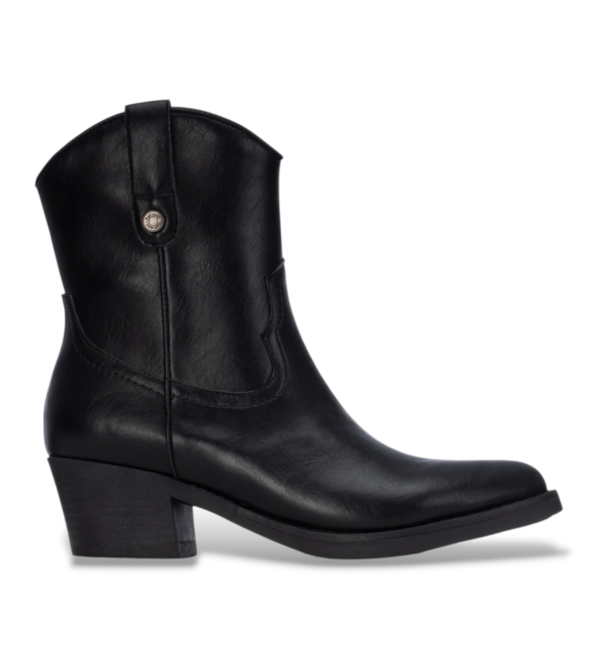 Refresh für Damen. 17614601-NEGRO Stiefeletten 176146 schwarz (38), 5 bis 8 cm, Reißverschluss, Lässig