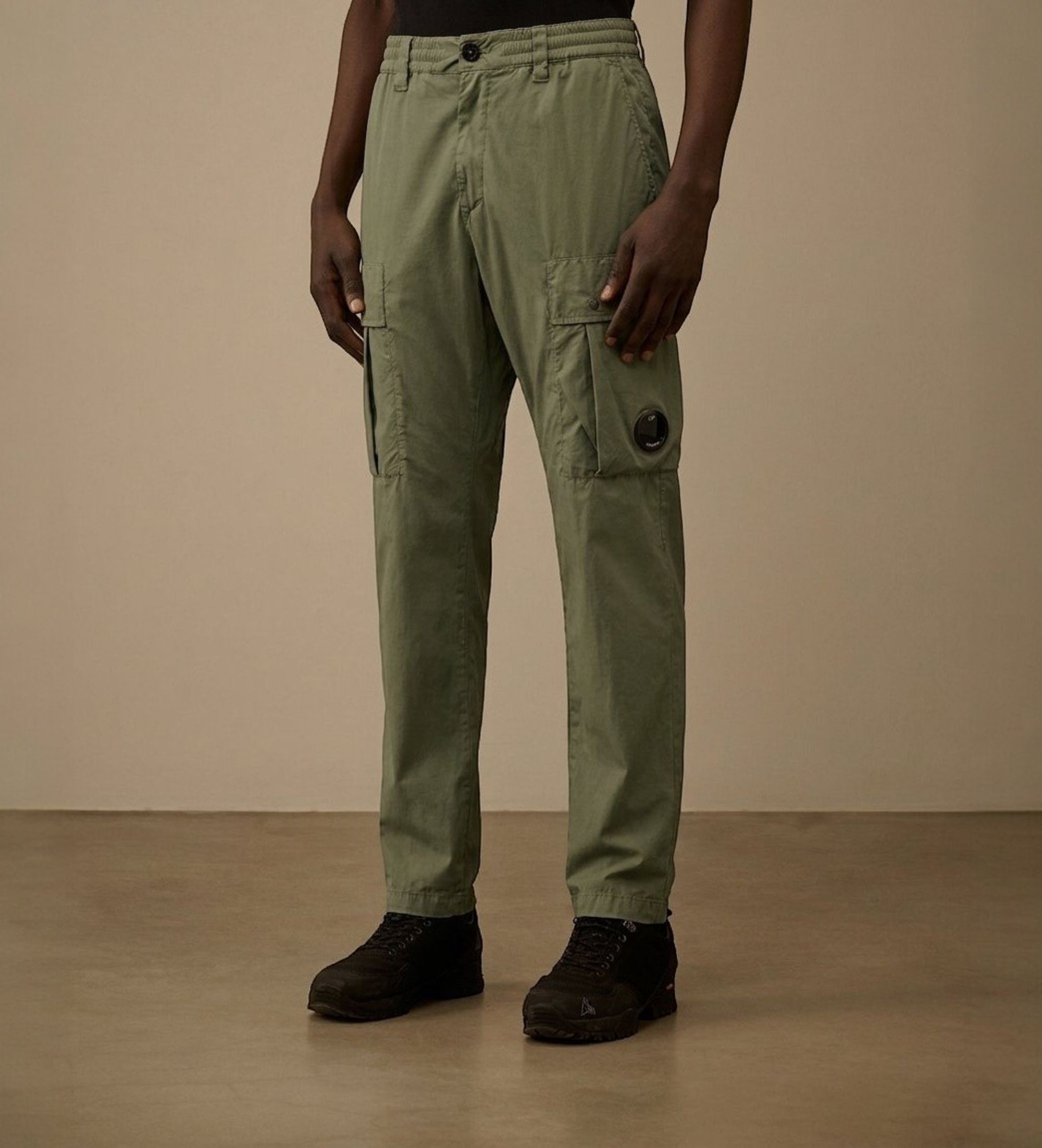 C.P. Company für Herren. 20CMPA257A006439G Hose 50 Fili Stretch (52), Lässig, Grün, Baumwolle