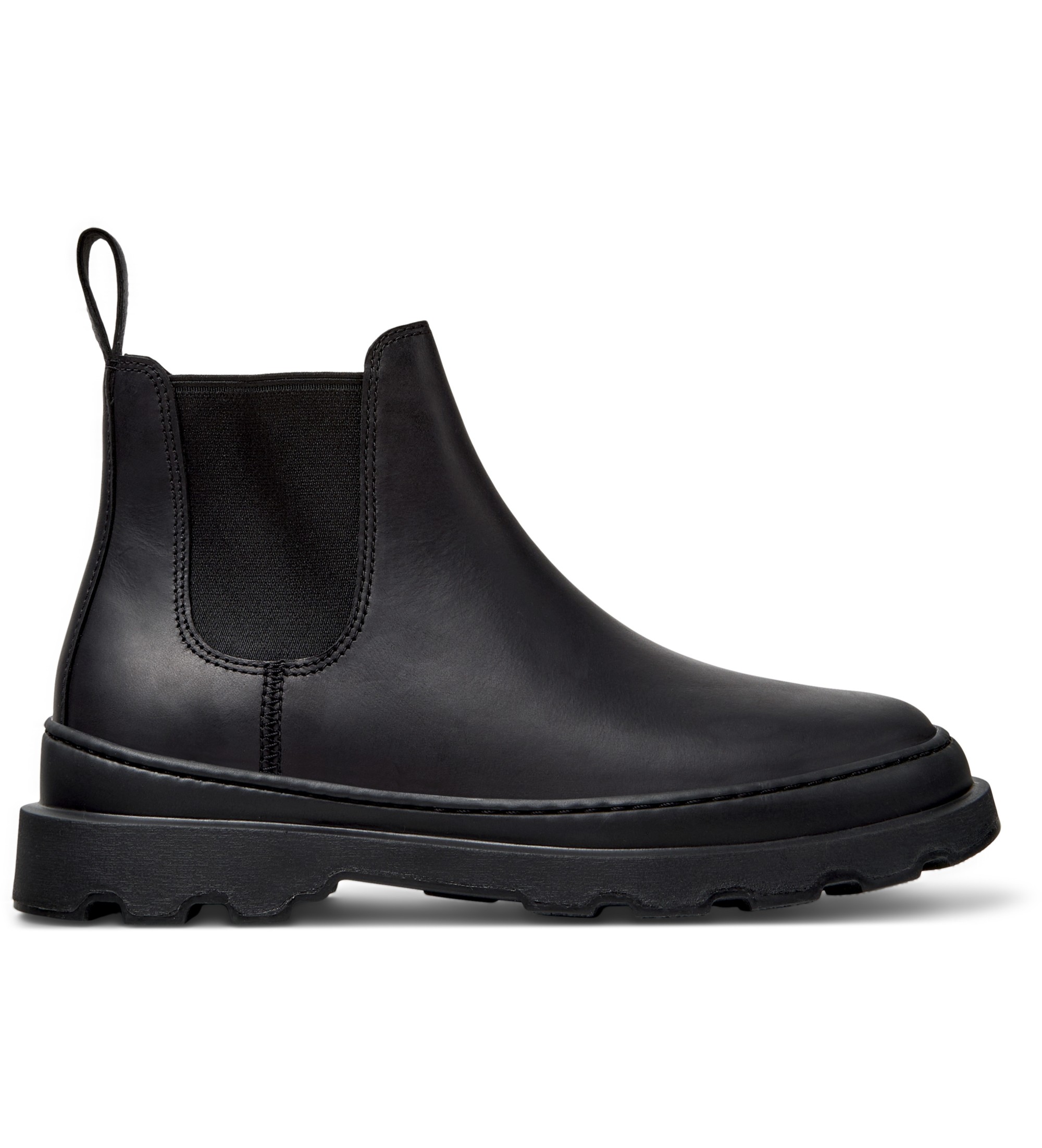 Camper für Damen. K400818-001 Brutus Lederstiefelette schwarz (40), Wohnung, Keine, Lässig