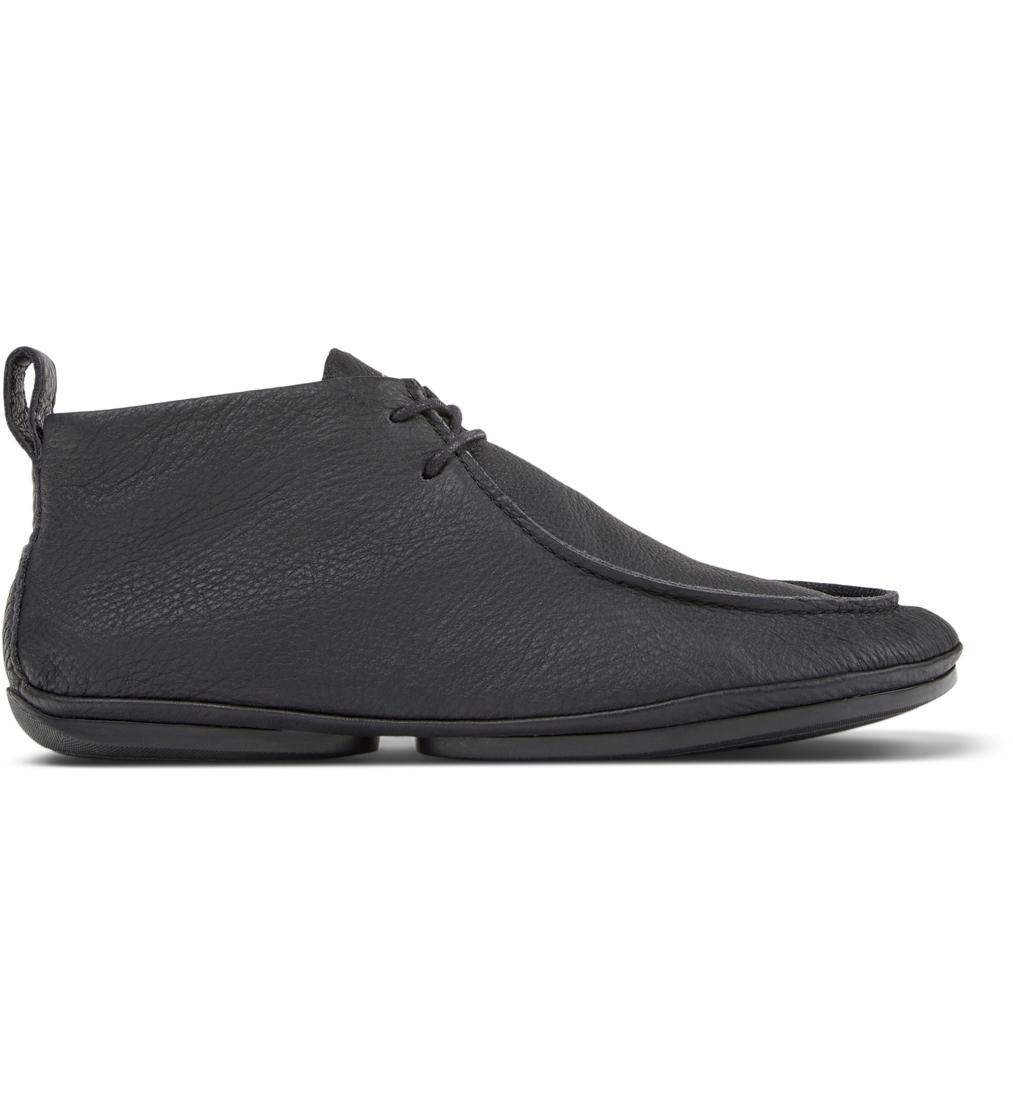 Camper für Damen. K400805-003 Right Nina Lederstiefeletten schwarz (36), Wohnung, Schnürsenkel, Lässig