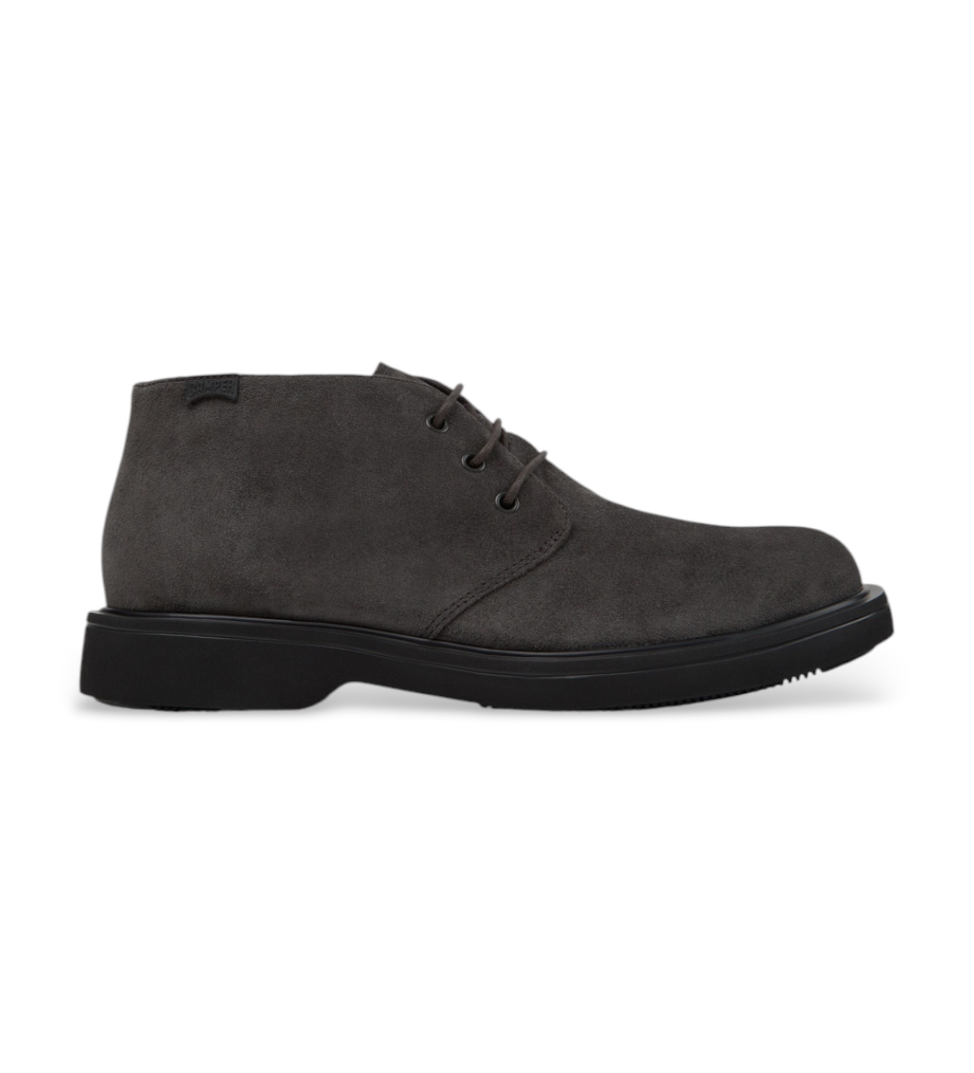 Camper für Herren. K300513-003 Norman Stiefeletten aus Leder grau (44), Wohnung, Schnürsenkel, Lässig