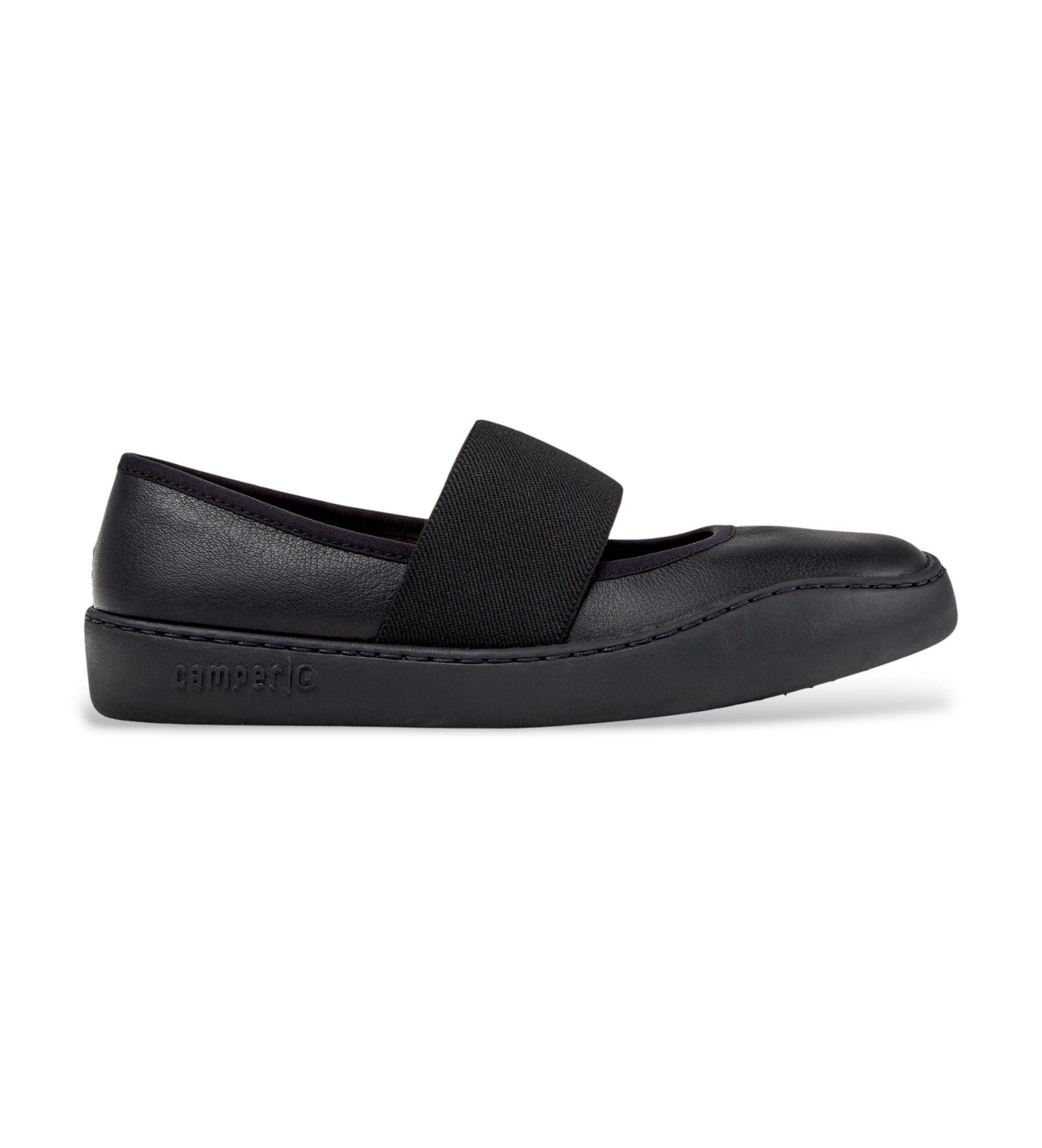 Camper für Damen. K201838-001 Peu Touring Leder Ballerinas schwarz (40), Wohnung, Keine, Lässig