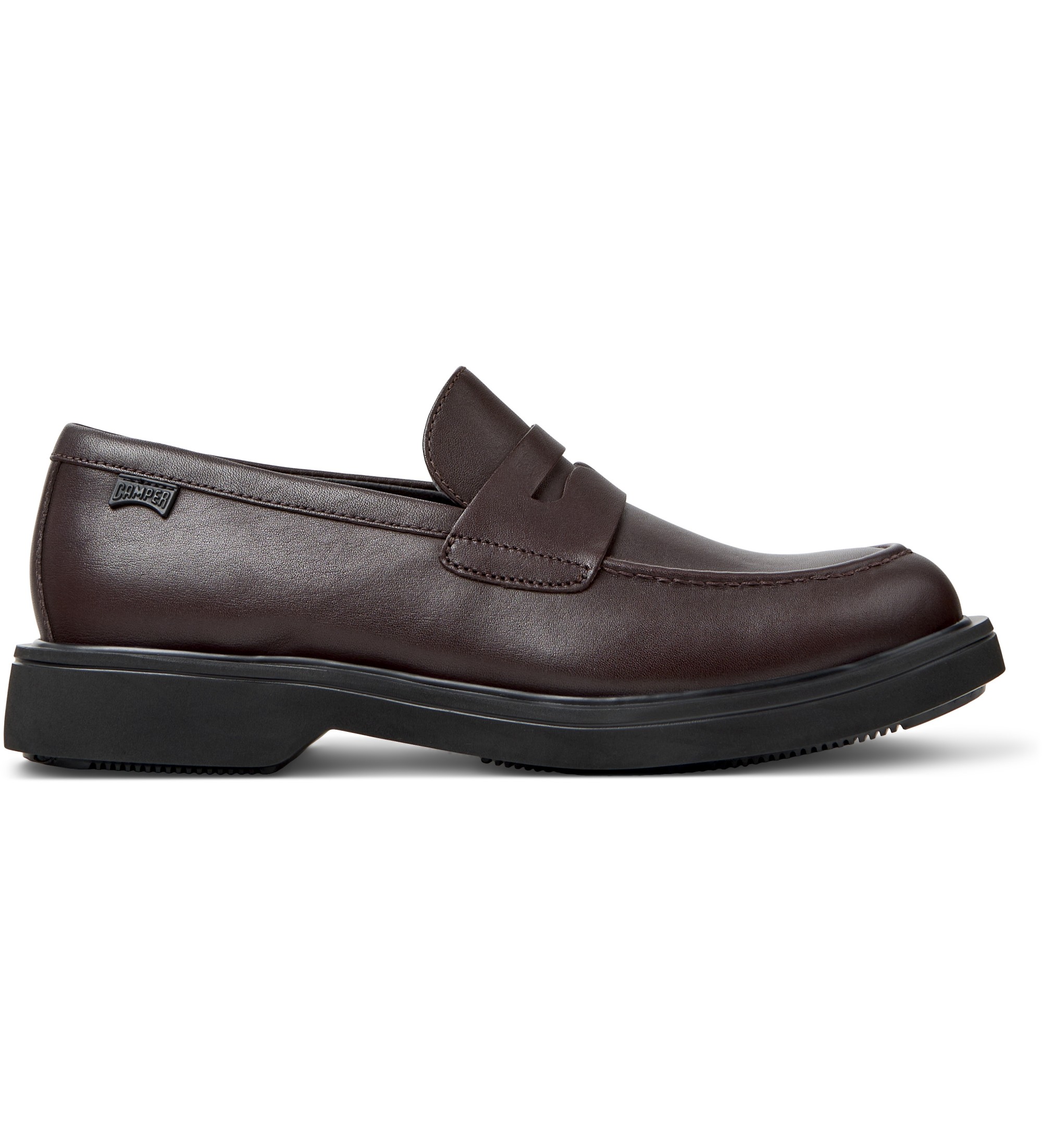 Camper für Herren. K101001-005 Norman braune Leder-Slipper (44), Wohnung, Keine, Lässig