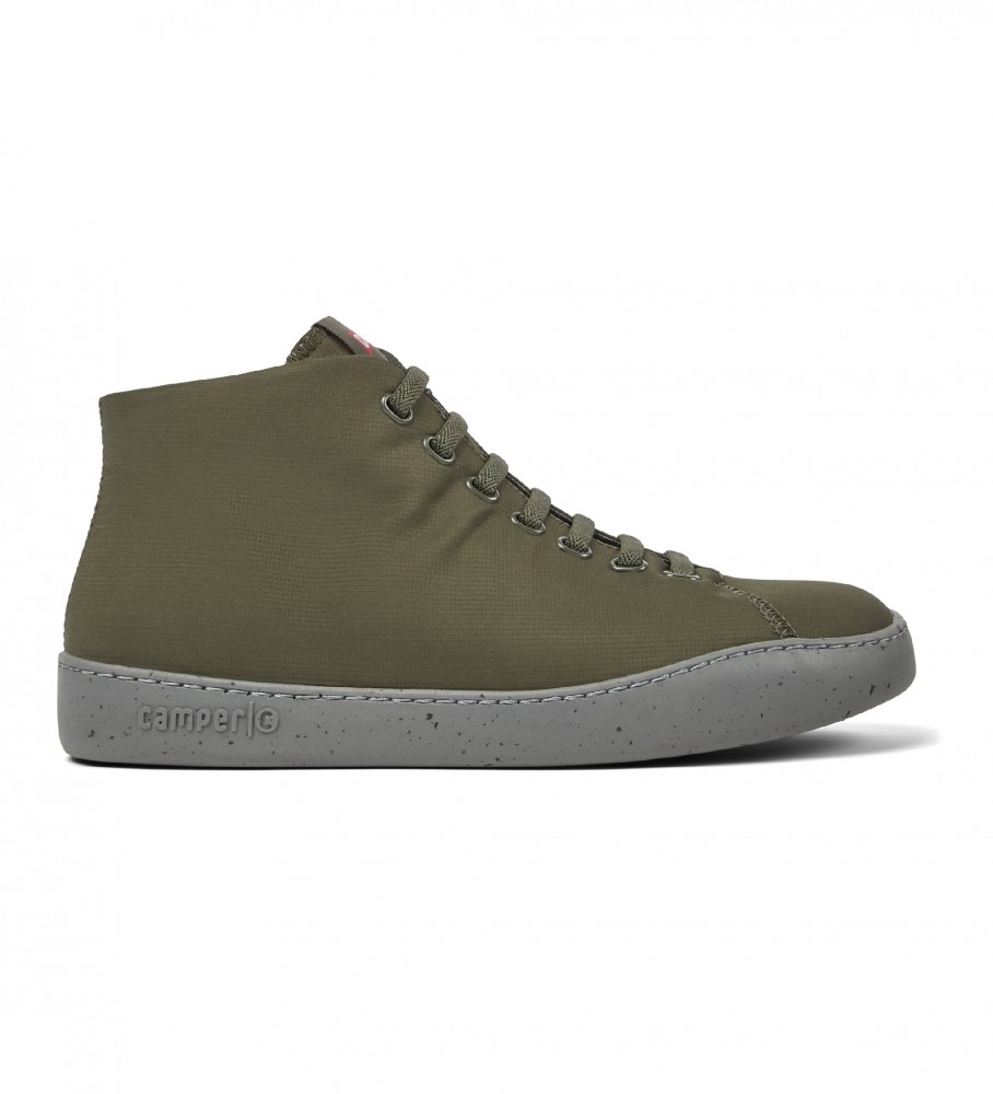 Camper für Herren. K300270-014 Turnschuhe Peu Touring grün (45), 1 bis 3 cm, Schnürsenkel, Lässig, Recyceltes Polyester