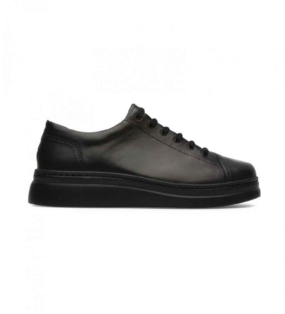 Camper für Damen. K200508-042 Runner Up Lederschuhe schwarz (40), Wohnung, Schnürsenkel, Lässig