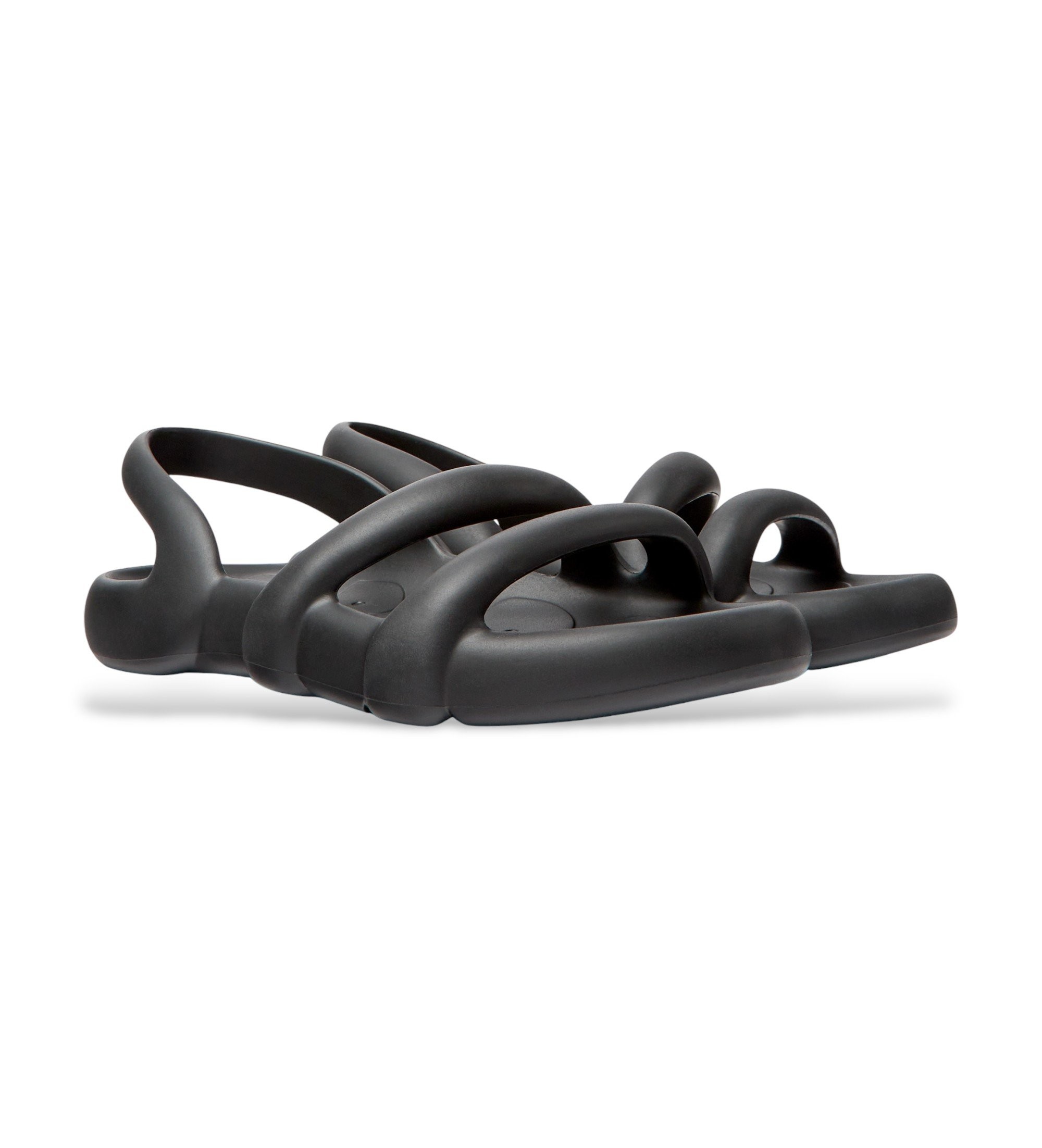 Camper pour femme. K201636-001 Sandales Kobarah Flat noir (37), Plat, Aucun, Casuel