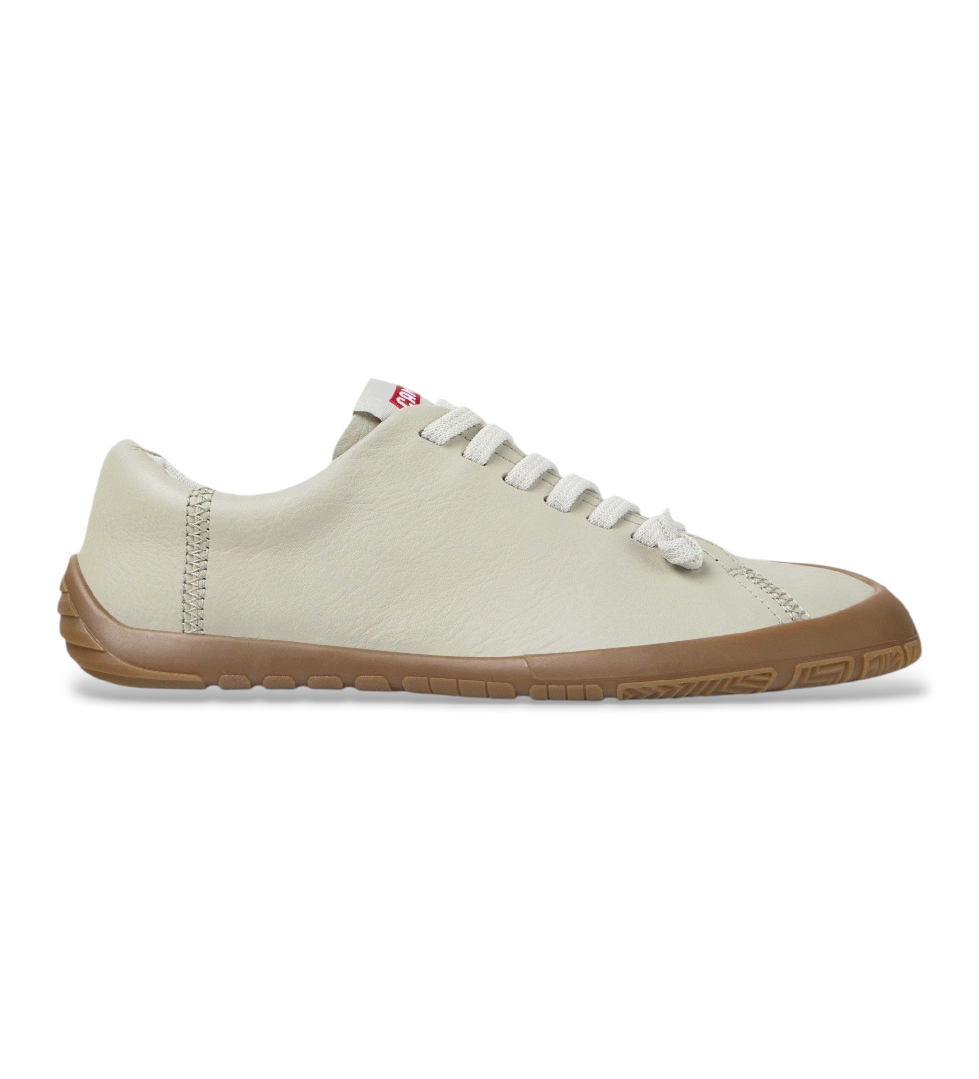 Camper für Damen. K201940-013 Leather sneakers Peu Path+ beige (40), Leder, Wohnung, Schnürsenkel, Lässig