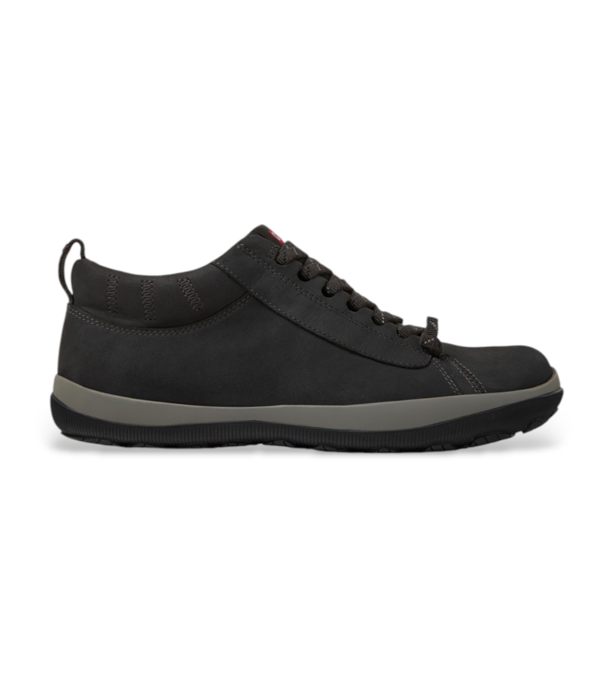 Camper für Herren. K300285-044 Peu Pista GM grau Leder Turnschuhe (41), Wohnung, Schnürsenkel, Lässig