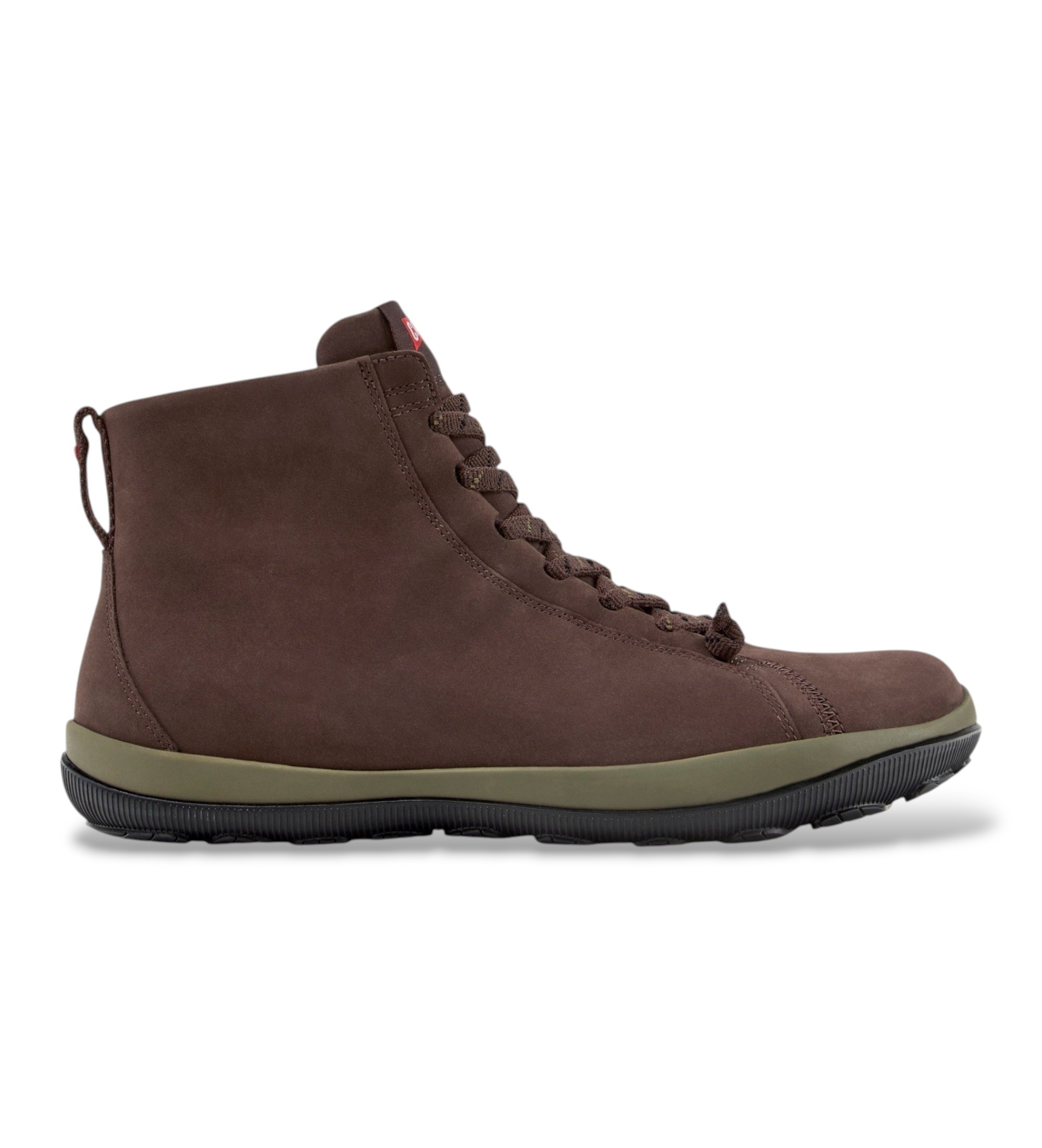 Camper für Herren. K300287-035 Sneaker aus Leder Peu Pista GM braun (42), Wohnung, Schnürsenkel, Lässig