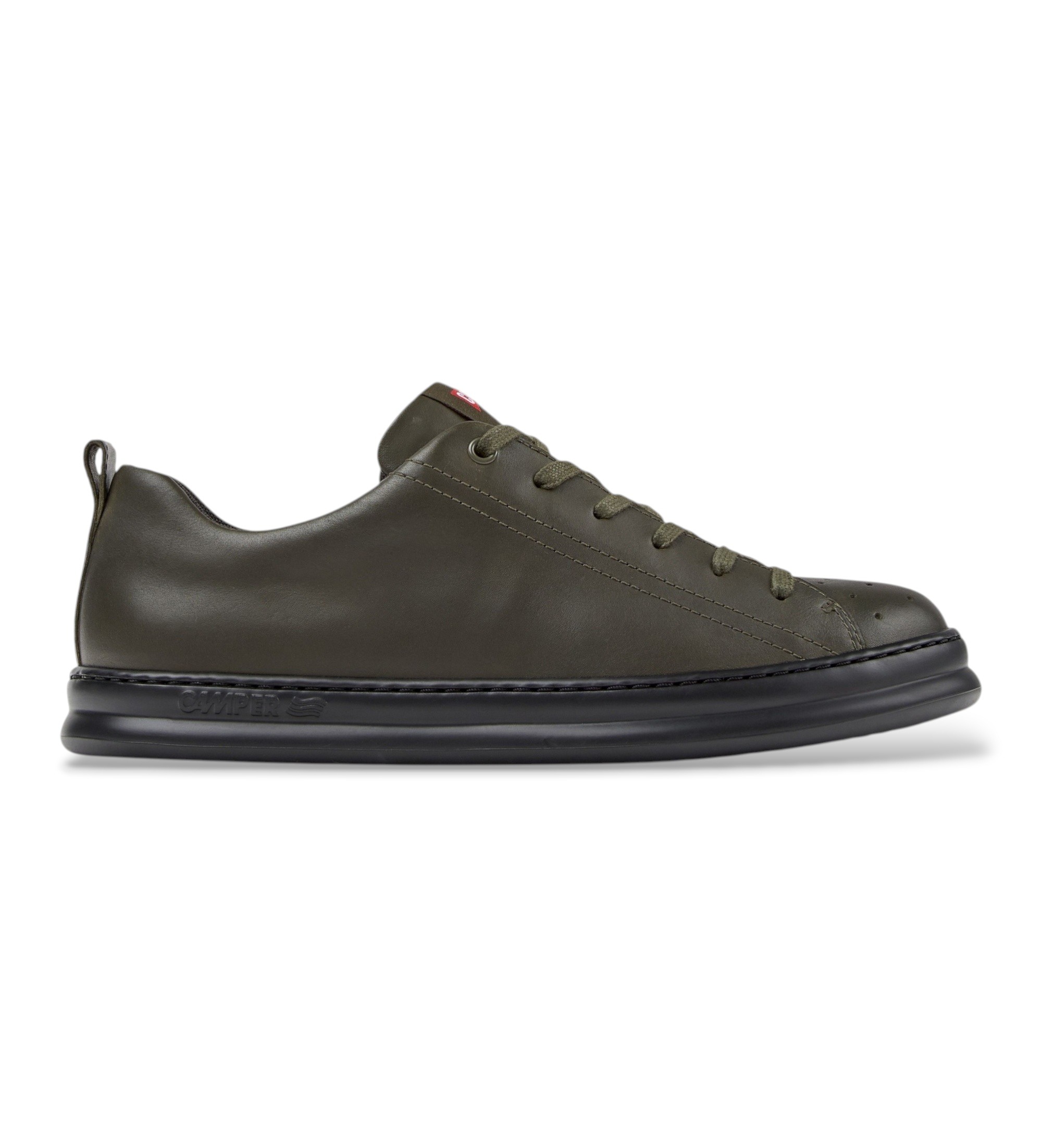 Camper für Herren. K100226-165 Green Runner Four leather sneakers (44), Leder, Wohnung, Keine, Lässig, Grün