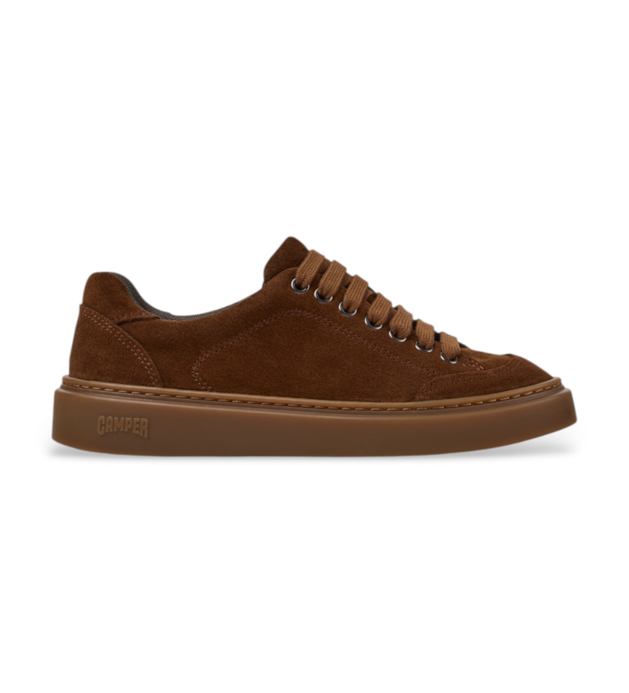 Camper für Damen. K201907-013 Sneaker aus Leder Runner Twentyfive braun (38), Wohnung, Schnürsenkel, Lässig