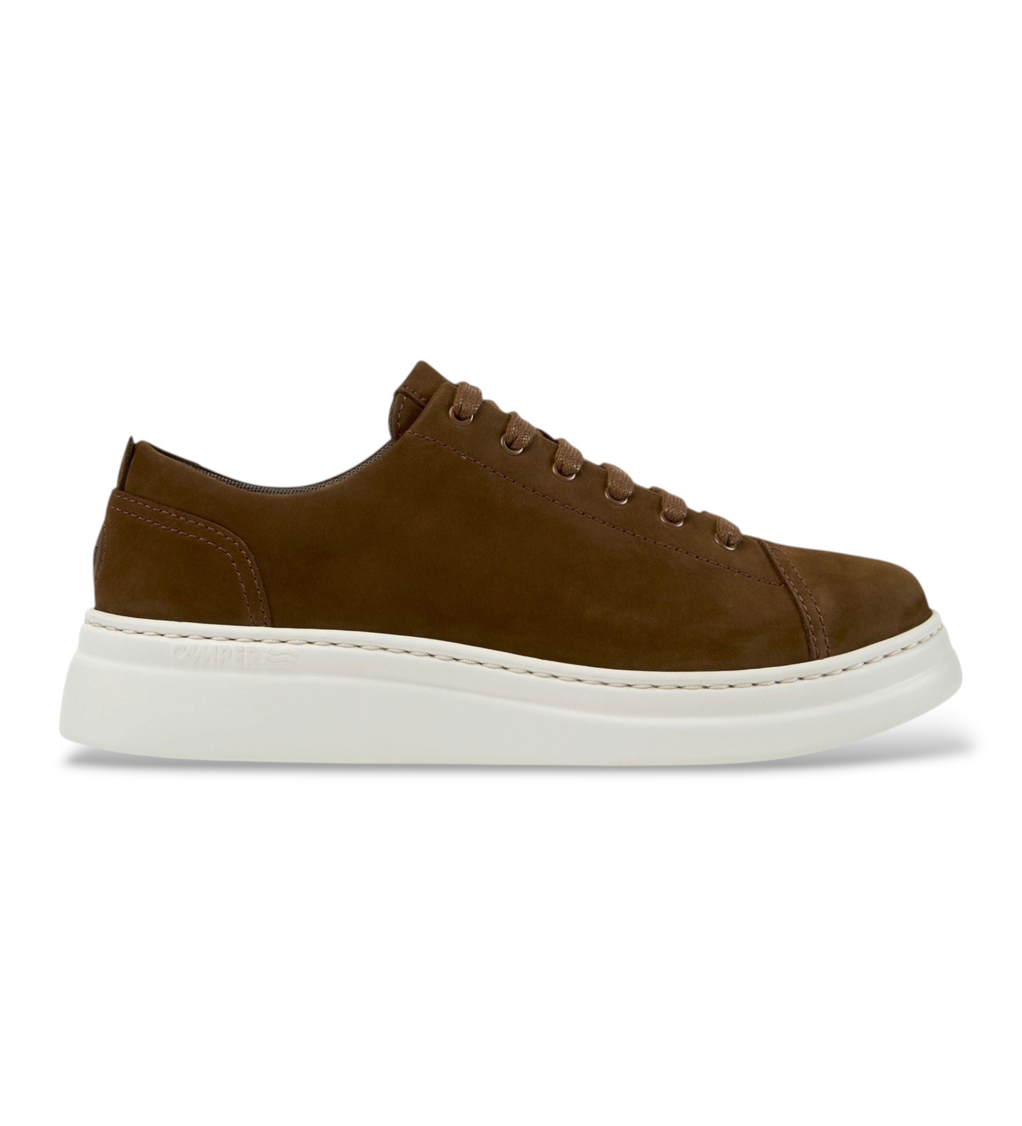 Camper für Damen. K200645-103 Runner Up Ledersneaker braun (38), Wohnung, Schnürsenkel, Lässig