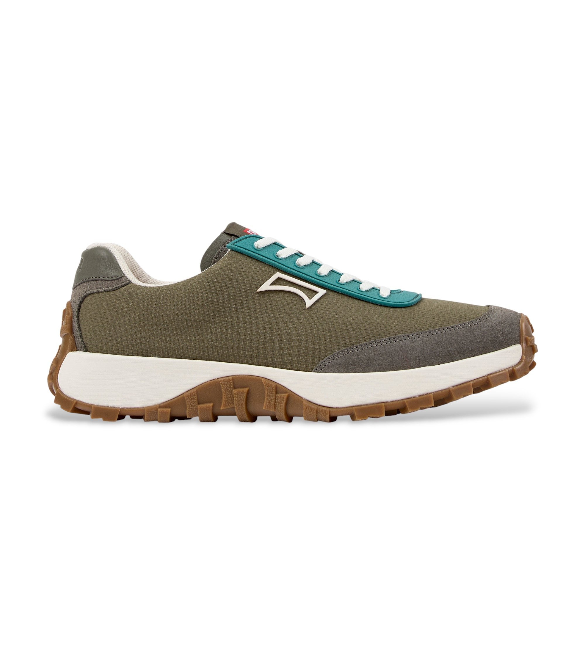 Campervoor mannen. K100864-049 Drift Trail schoenen groen (44), Stof, Plat, Veters, Casual, Sportief, Buiten, Meerdere sporten